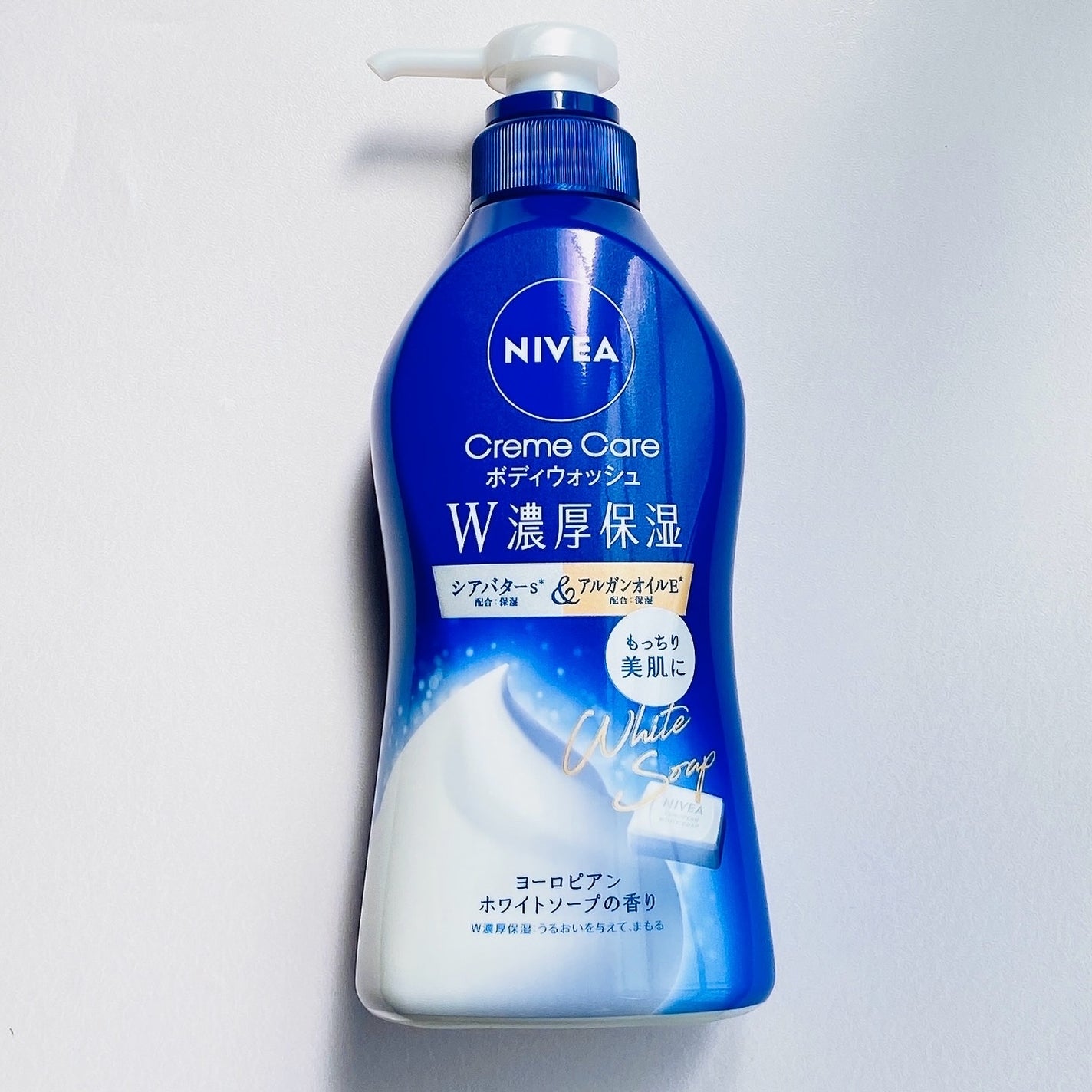 ニベア クリームケアボディウォッシュ W濃厚保湿 ヨーロピアンホワイトソープの香り/ニベア/ボディソープを使ったクチコミ(6枚目)