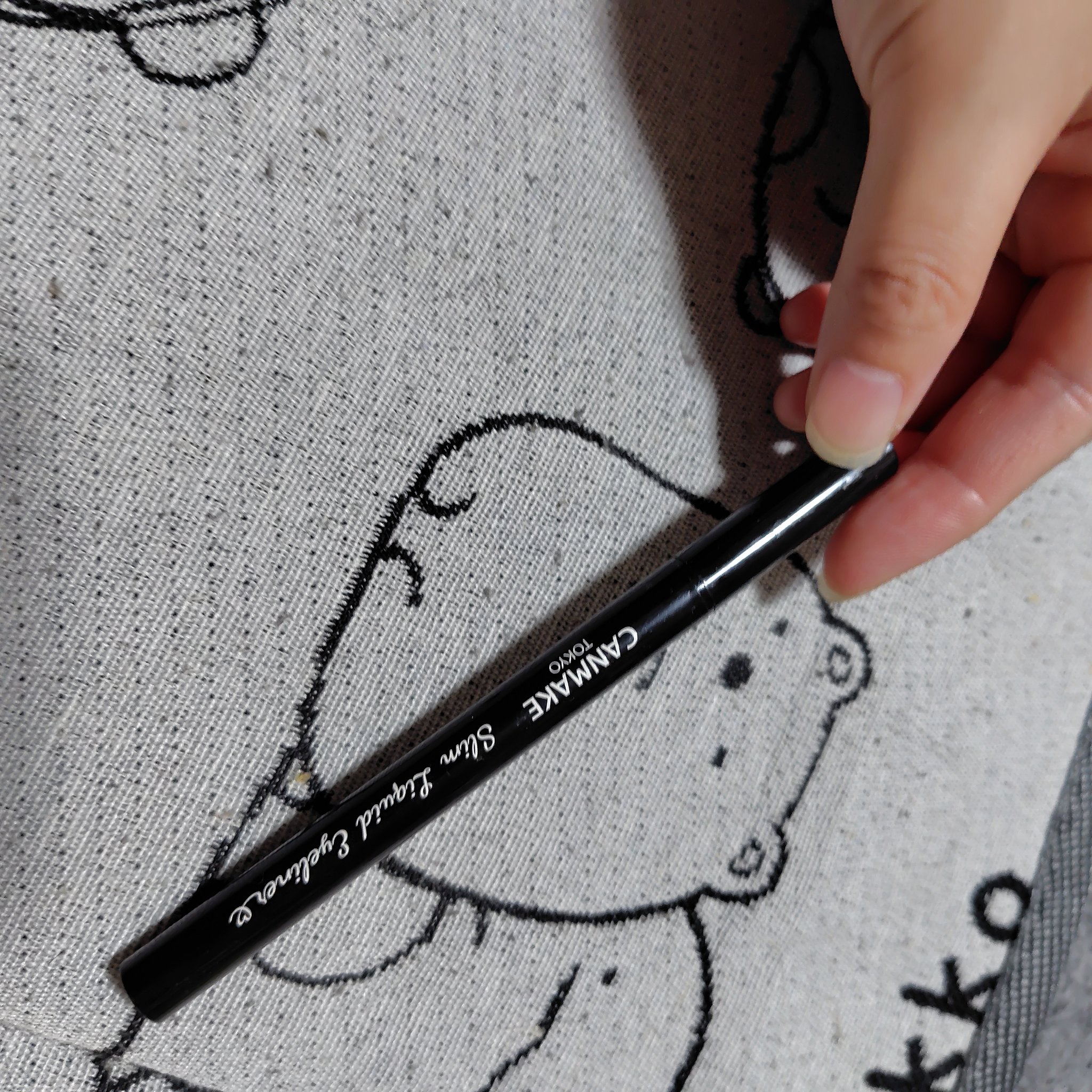 スリムリキッドアイライナー/キャンメイク/リキッドアイライナーを使ったクチコミ（1枚目）