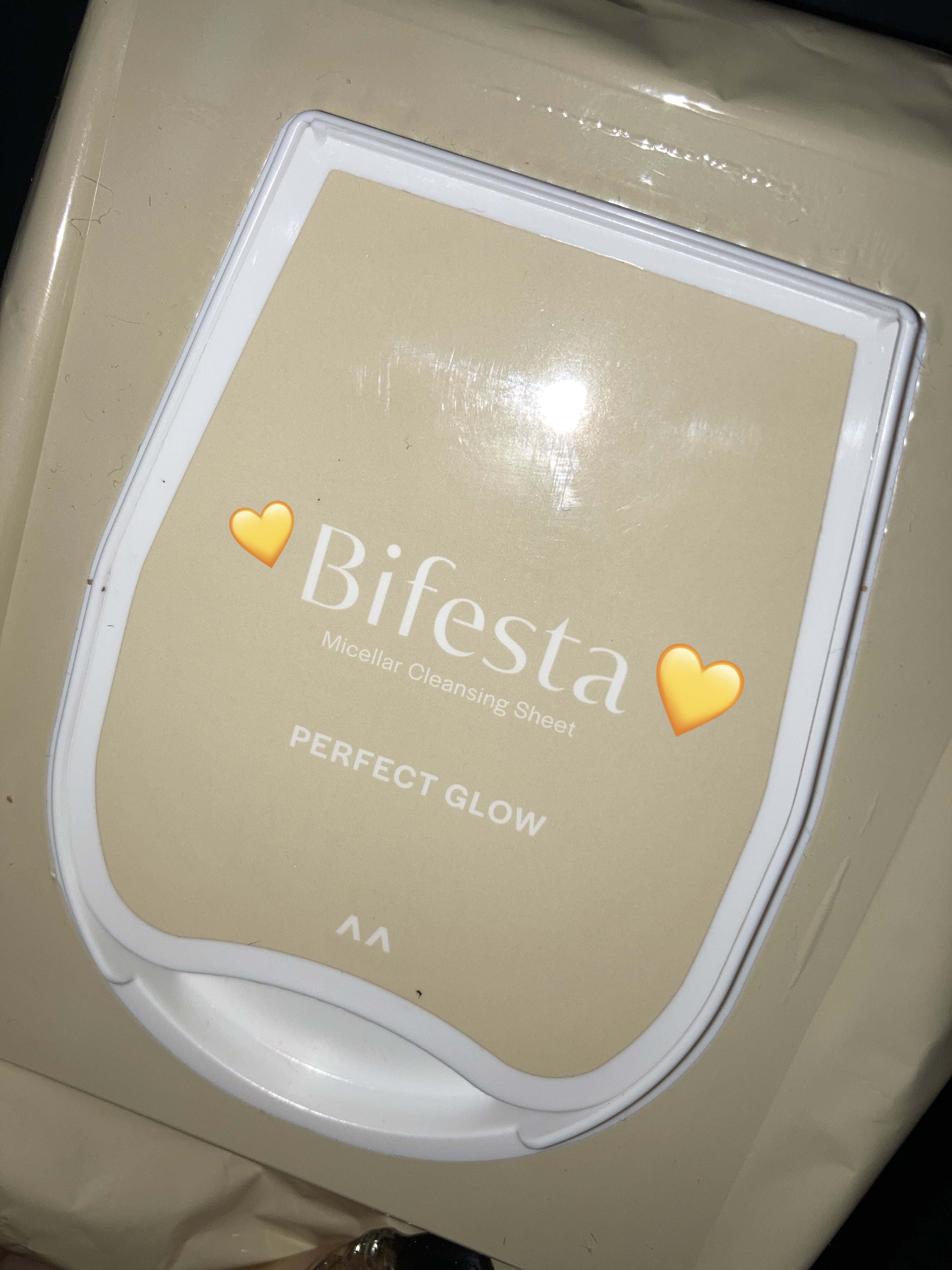 ミセラークレンジングシート パーフェクトグロウ/ビフェスタ/クレンジングシートを使ったクチコミ（1枚目）