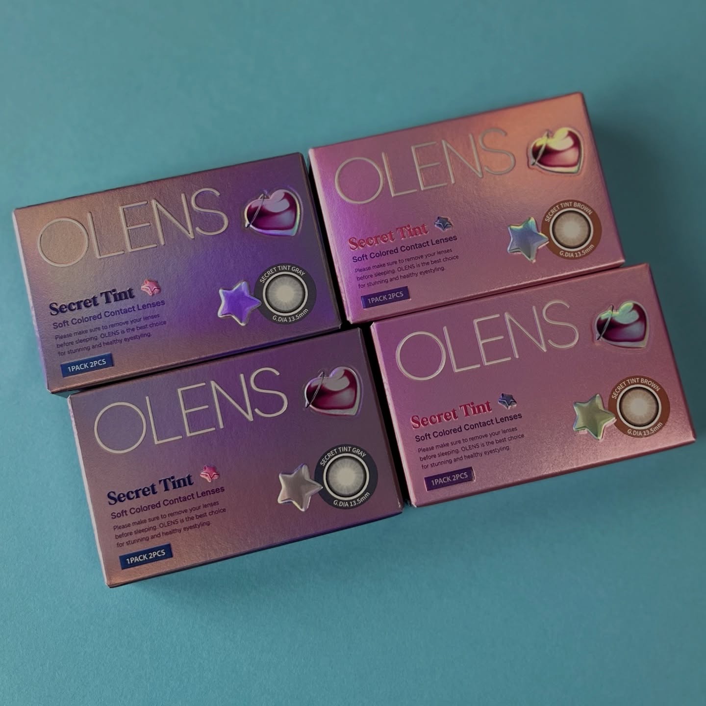 secret tint/OLENS/１ヶ月（１MONTH）カラコンを使ったクチコミ（2枚目）