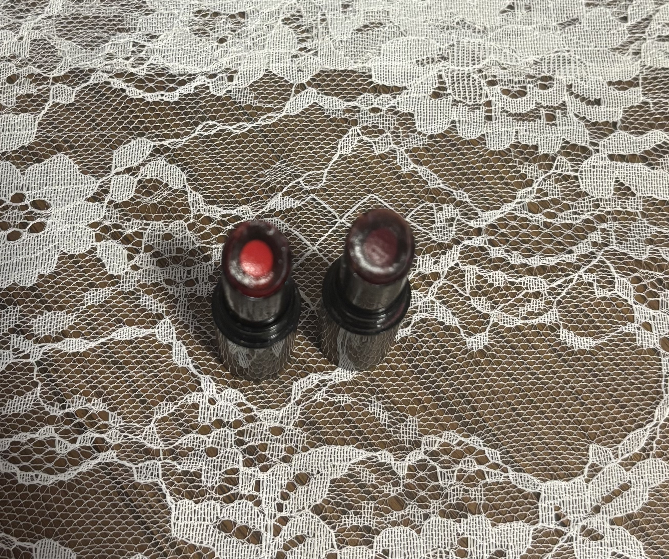 クリスタルデュオ リップスティック RD460 レッド系/Visée/口紅を使ったクチコミ（2枚目）