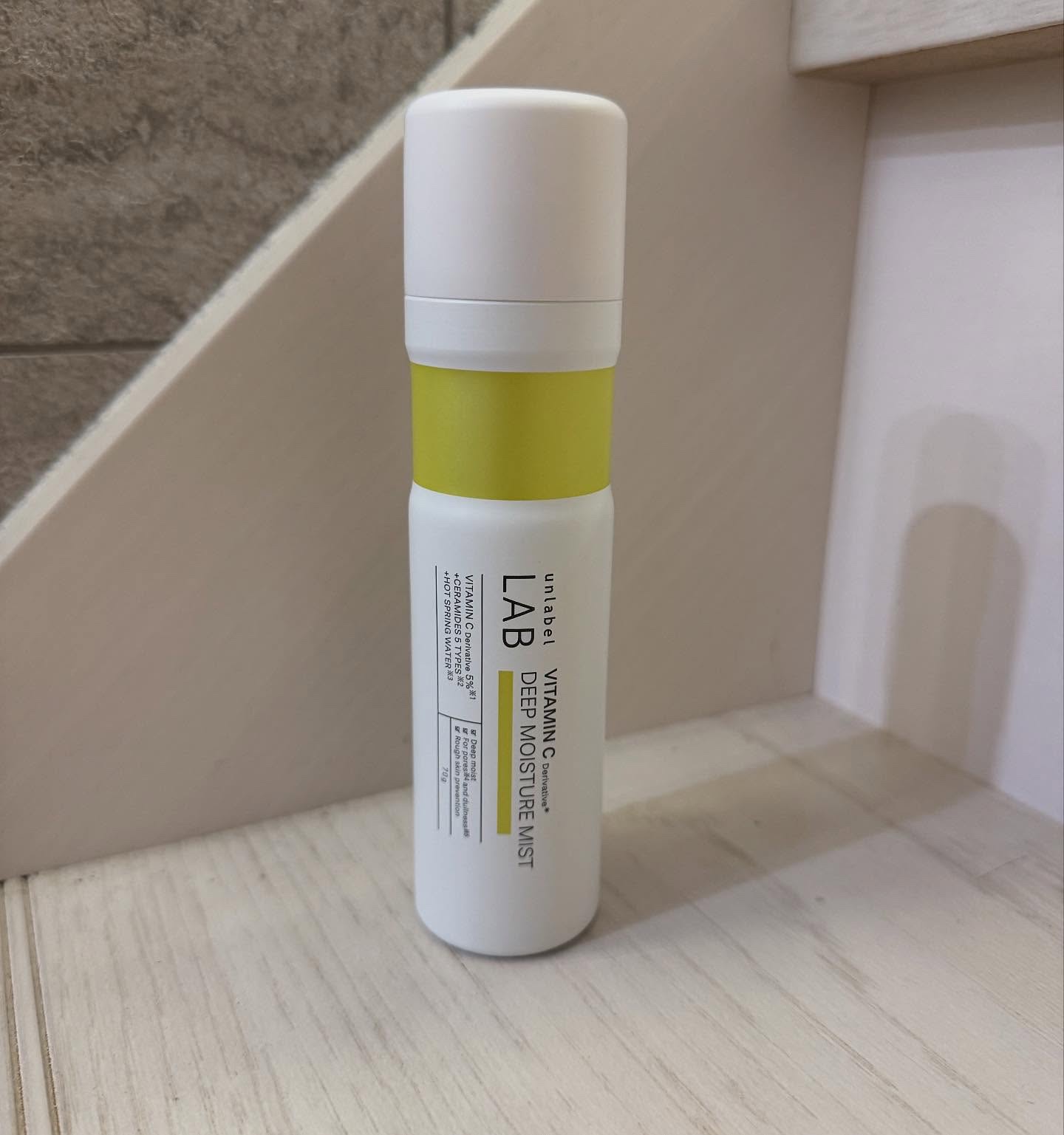 アンレーベル Ｖ　ディープモイスチャーミスト/unlabel/ミスト状化粧水を使ったクチコミ（2枚目）