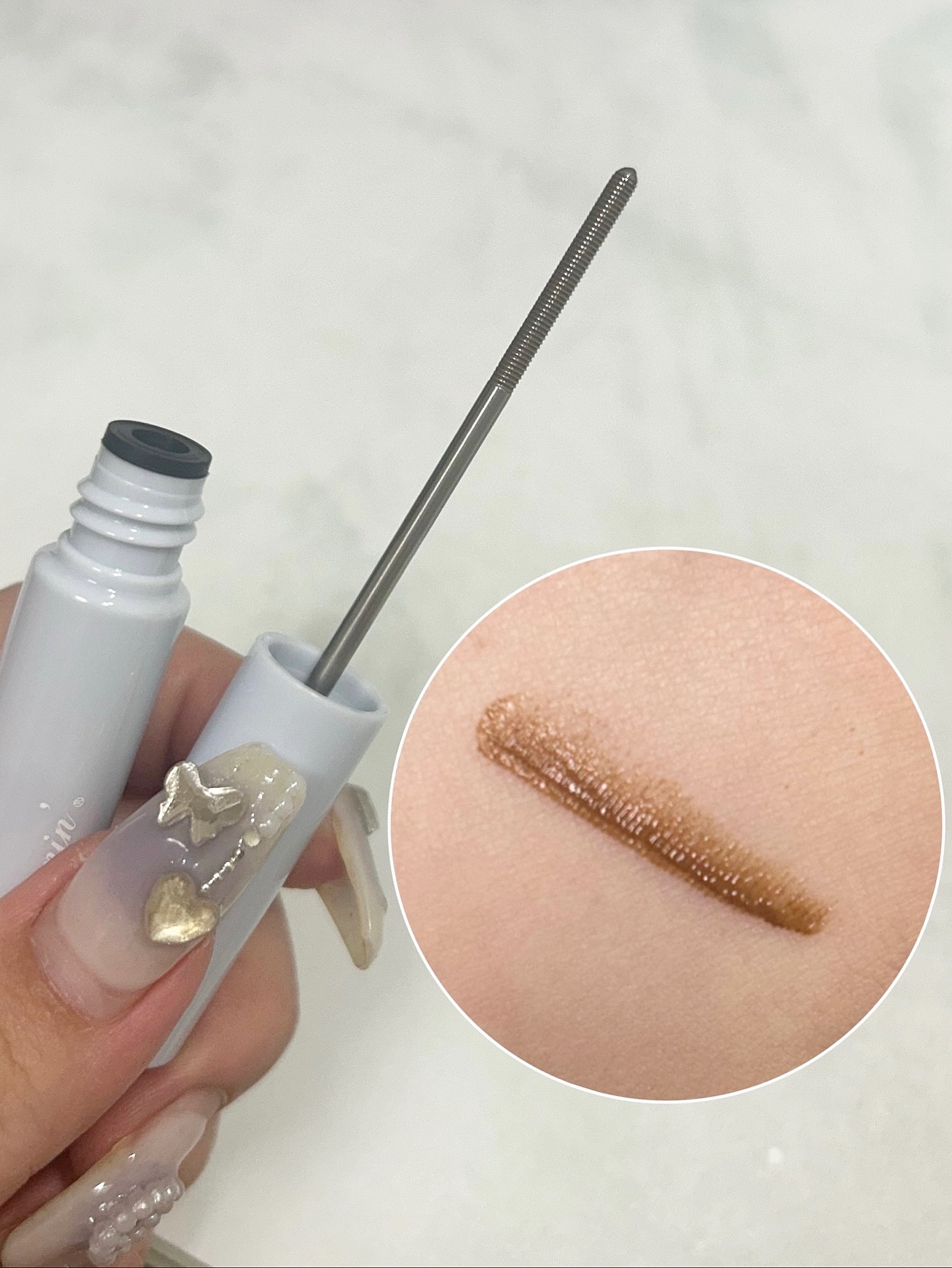 ミッシュブルーミン スタイリングカールキープマスカラ下地 02 シースルーティントブラウン/ミッシュブルーミン/マスカラ下地を使ったクチコミ（2枚目）