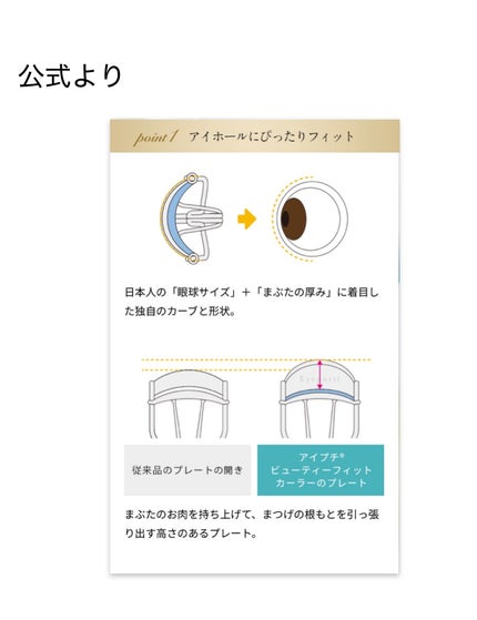 ひとえ・奥ぶたえ用カーラー/アイプチ®/ビューラーを使ったクチコミ(2枚目)