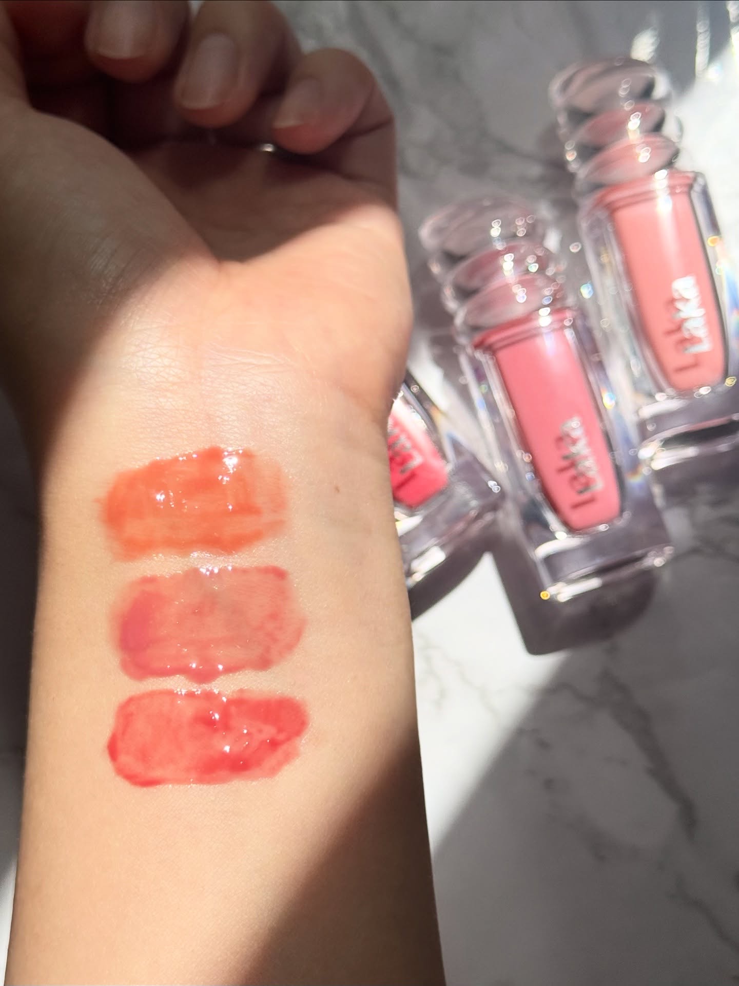 ラカ　マキシグレイヤーティント/Laka/リップティントを使ったクチコミ（1枚目）