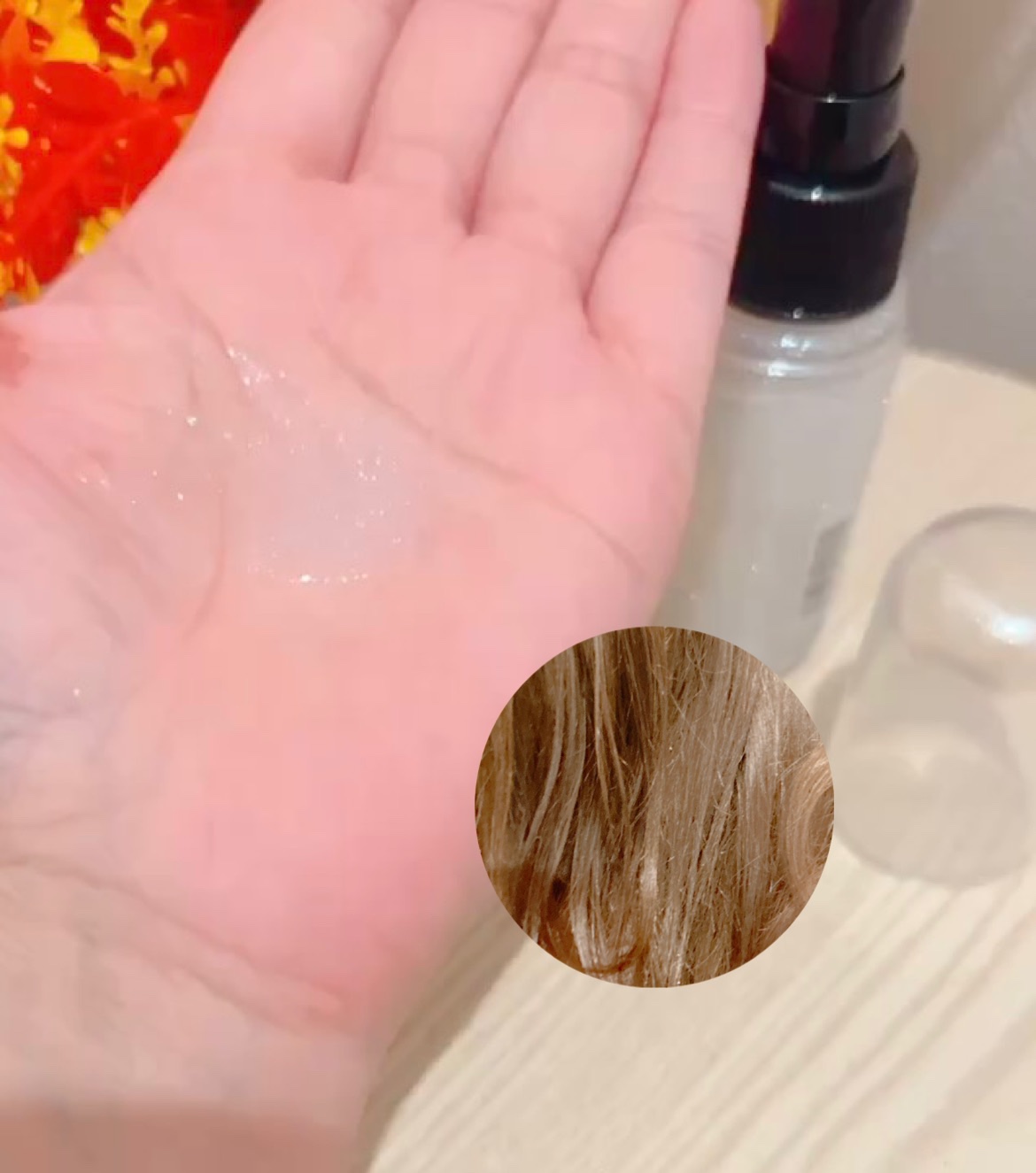 ザ・プロダクト　プリズムミラーオイル ＜ヘアオイル・スキンオイル＞/ザ・プロダクト/ヘアオイルを使ったクチコミ（2枚目）