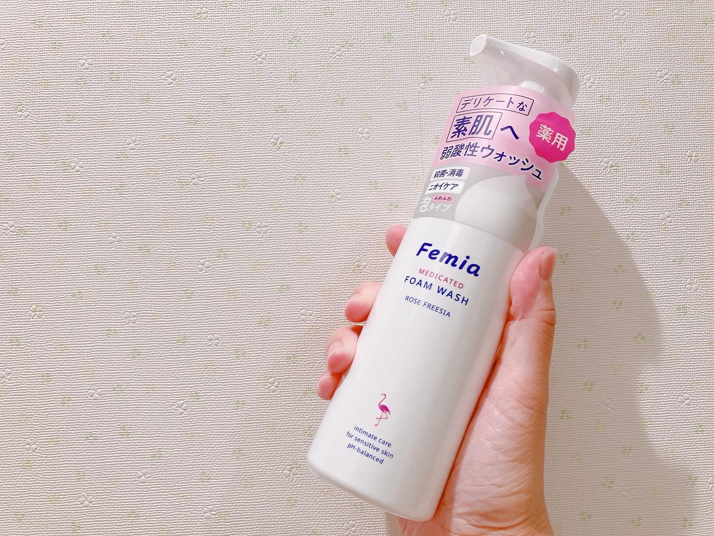 薬用泡ウォッシュ　ローズとフリージアの香り /Femia/デリケートゾーンケアを使ったクチコミ（1枚目）