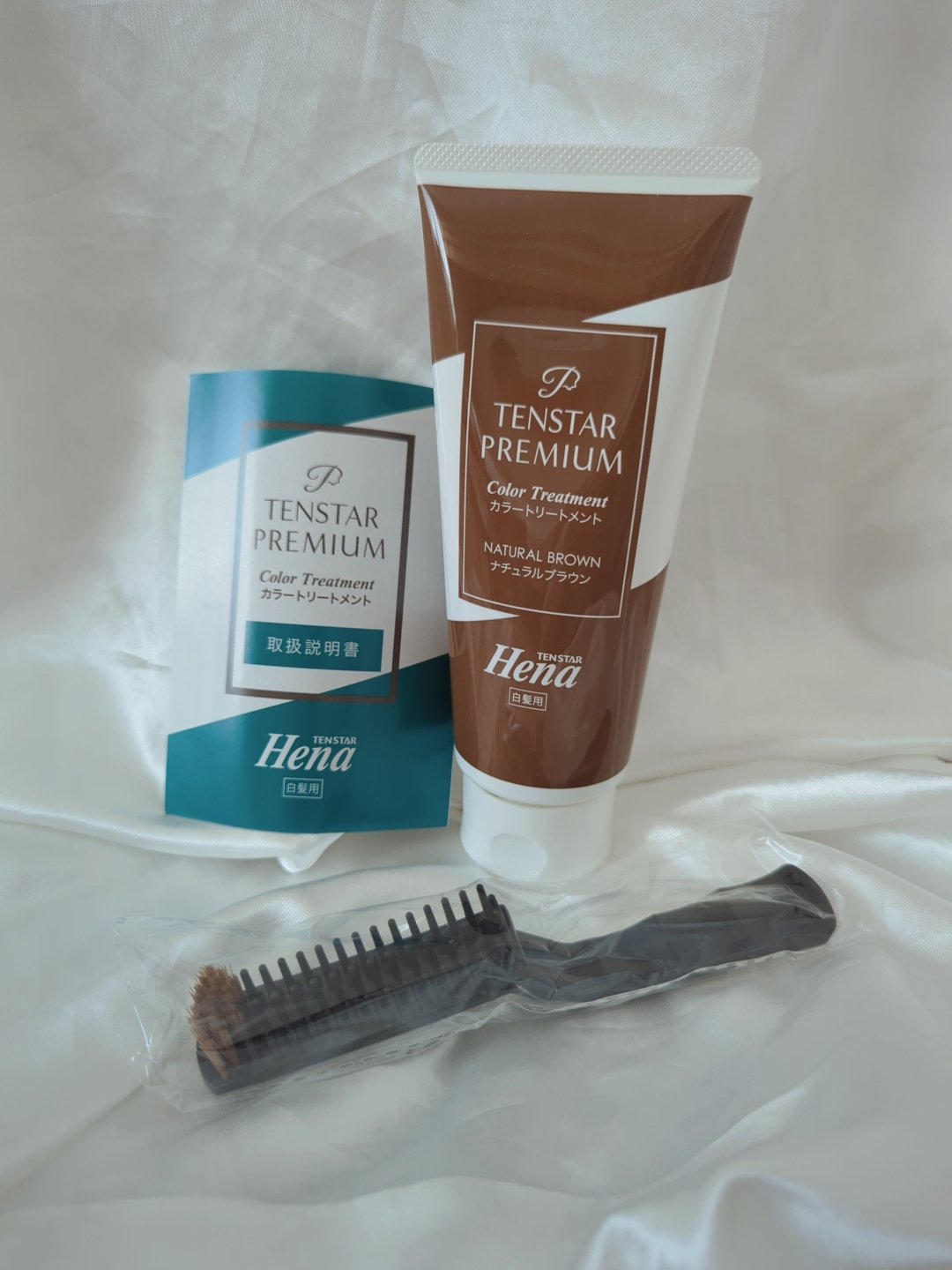 テンスターHenaプレミアム　カラートリートメント/テンスターHenaプレミアム/ヘアカラーを使ったクチコミ（1枚目）