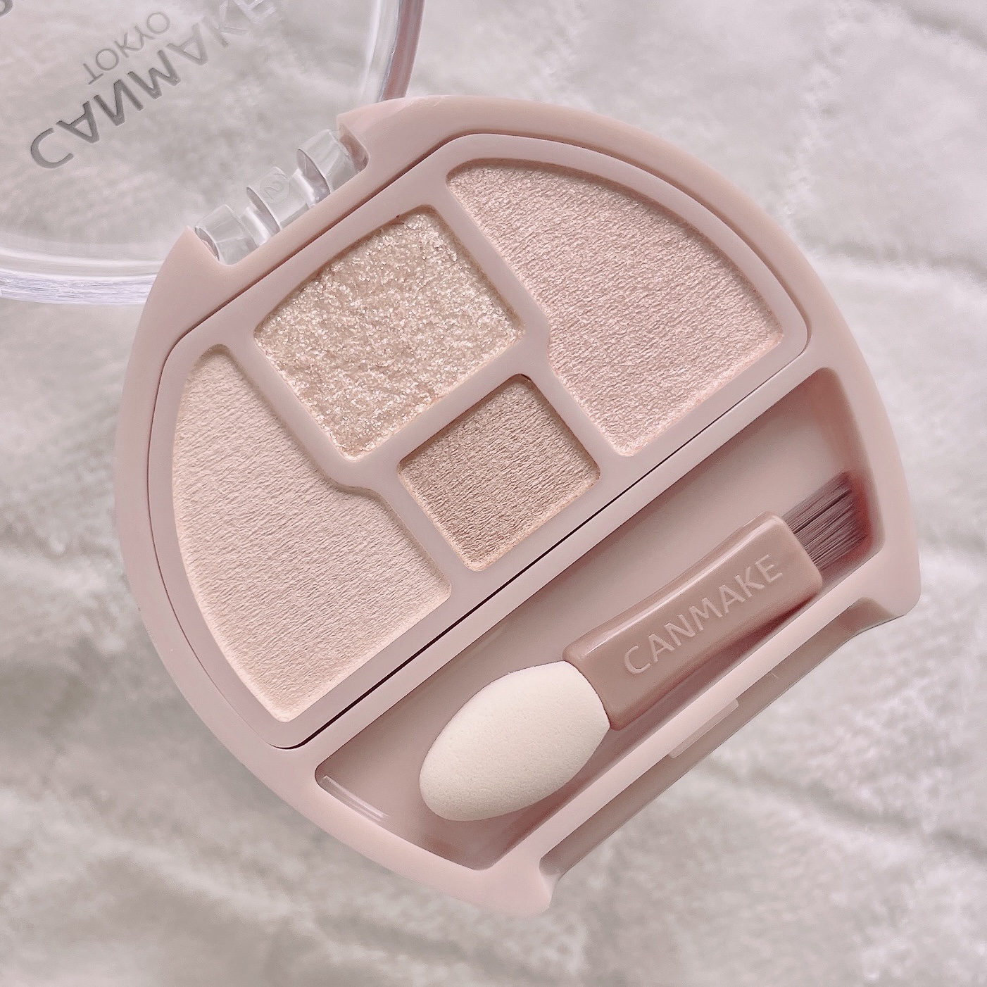 プランぷくコーデアイズ/キャンメイク/パウダーアイシャドウを使ったクチコミ（3枚目）