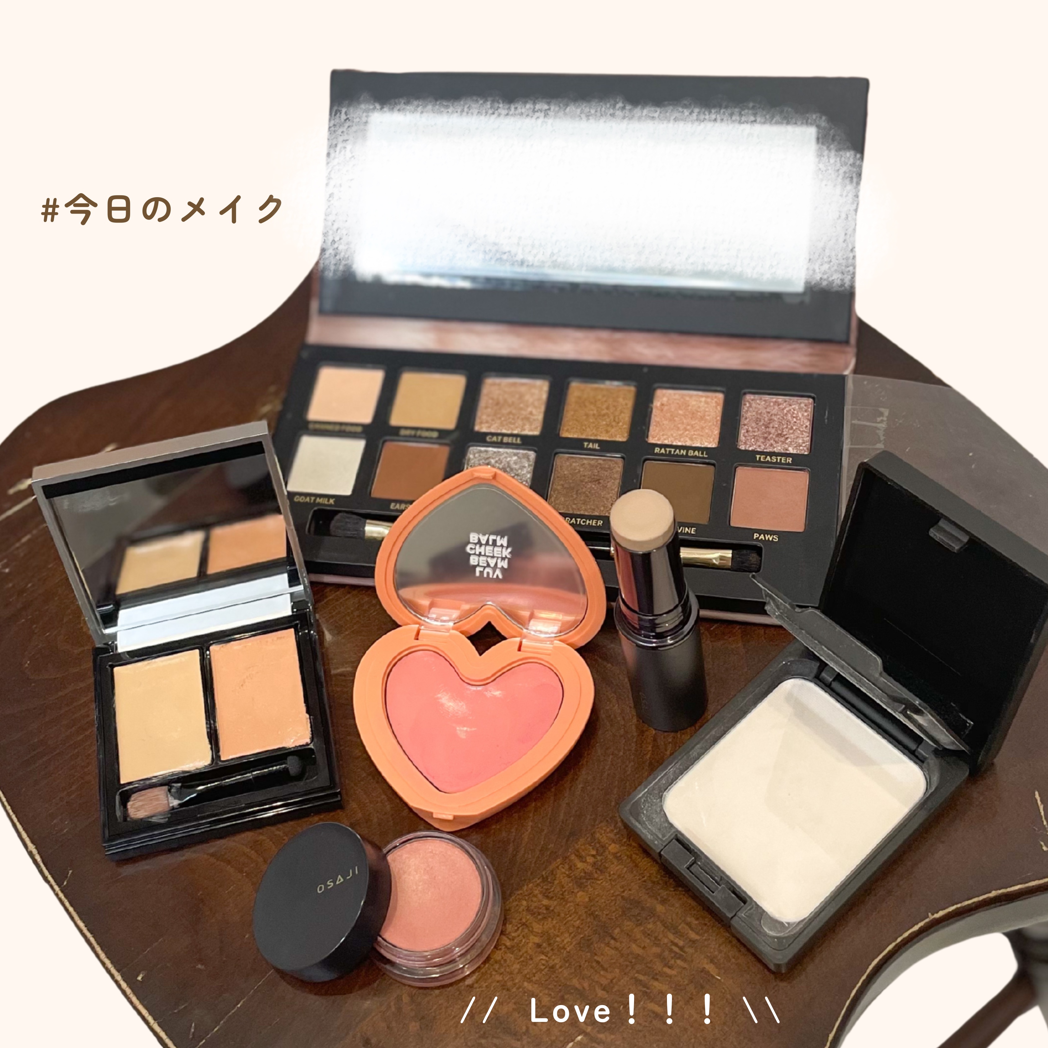 &be ファンシーラー ベージュ&オレンジ〈ポケモン〉/＆be/パレットコンシーラーを使ったクチコミ（1枚目）