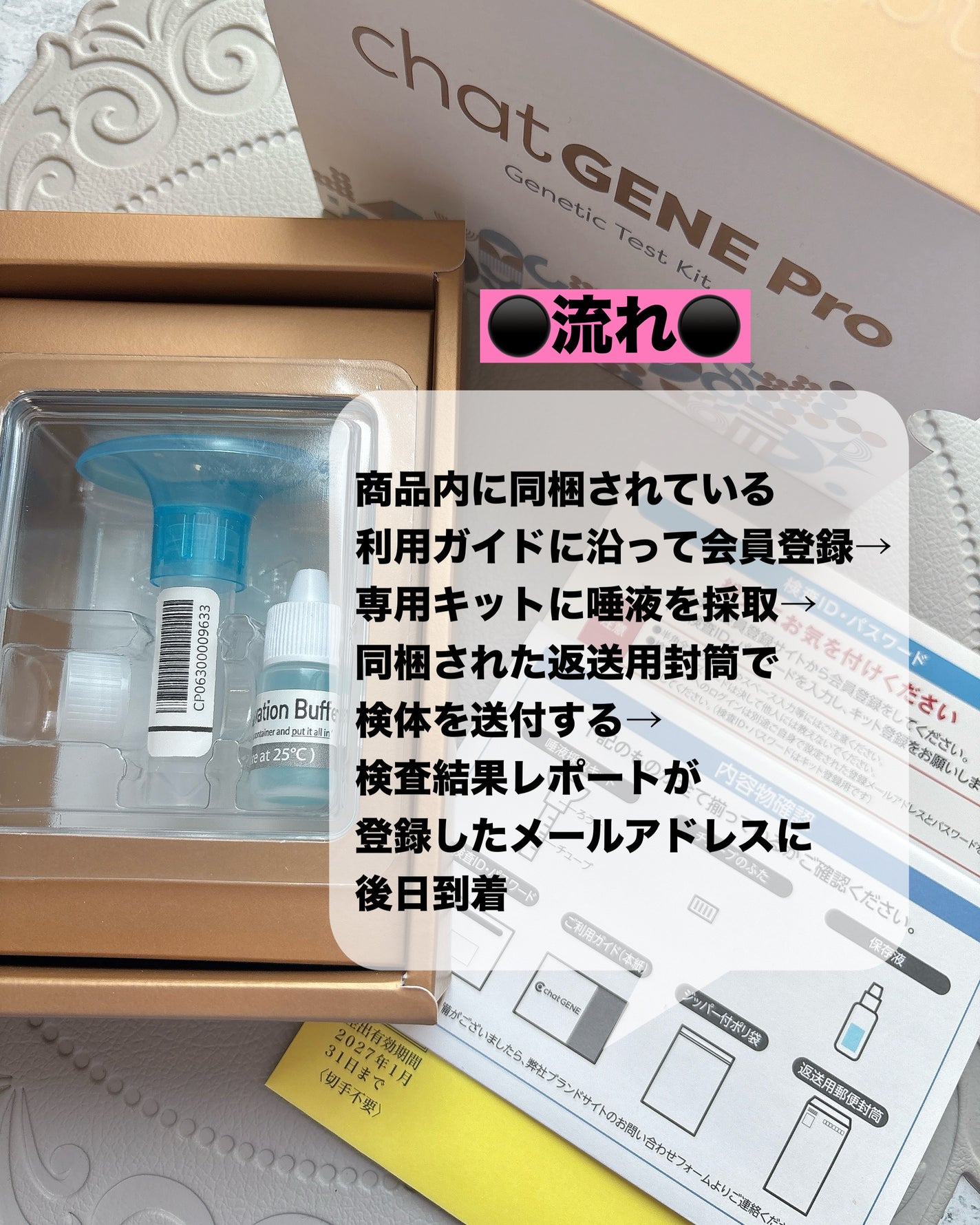 chatGENE/chatGENE/遺伝子検査キットを使ったクチコミ(2枚目)