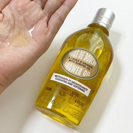 アーモンド モイスチャライジングシャワーオイル/L'OCCITANE/ボディソープを使ったクチコミ(2枚目)