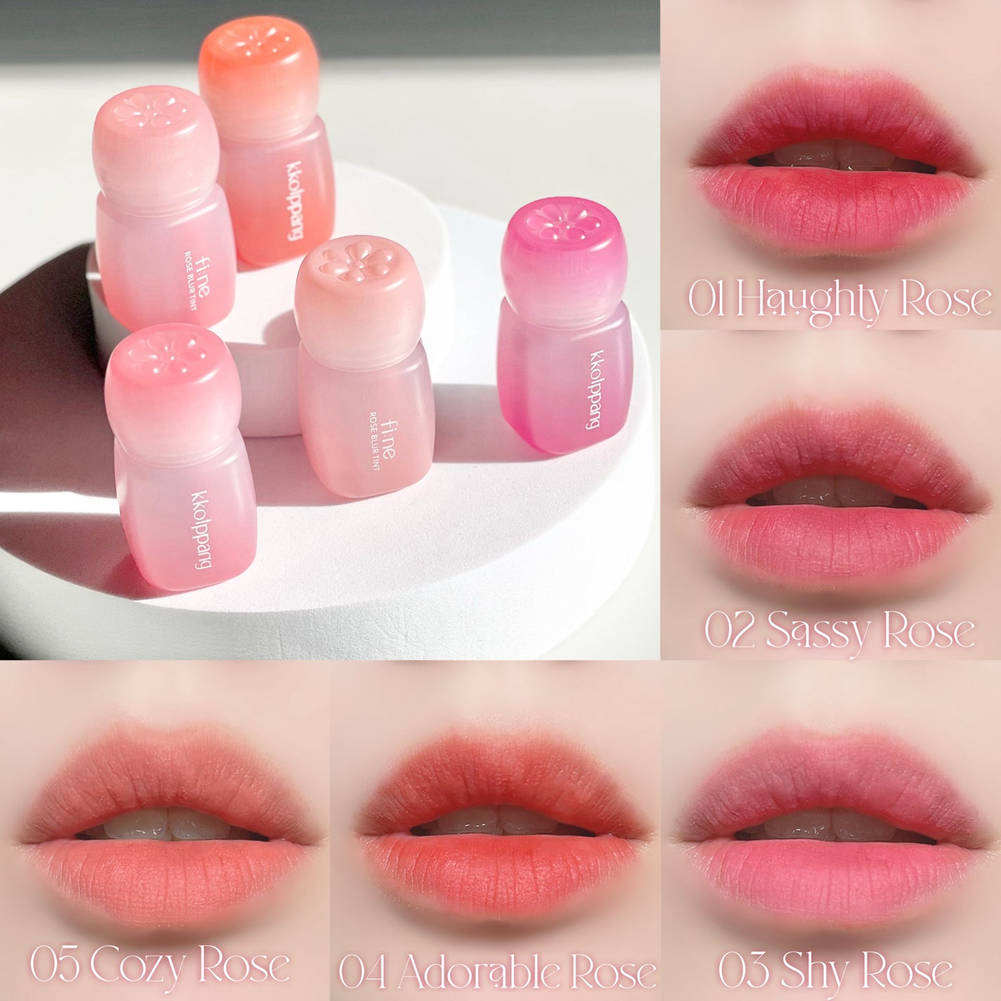 ピネローズブラーティント/kkotppang/リップティントを使ったクチコミ(10枚目)