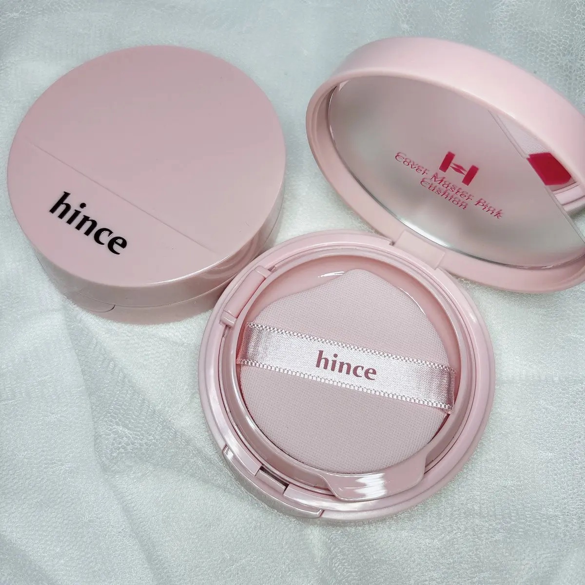 カバーマスターピンククッション 21 ピュアアイボリー/hince/クッションファンデーションを使ったクチコミ（2枚目）