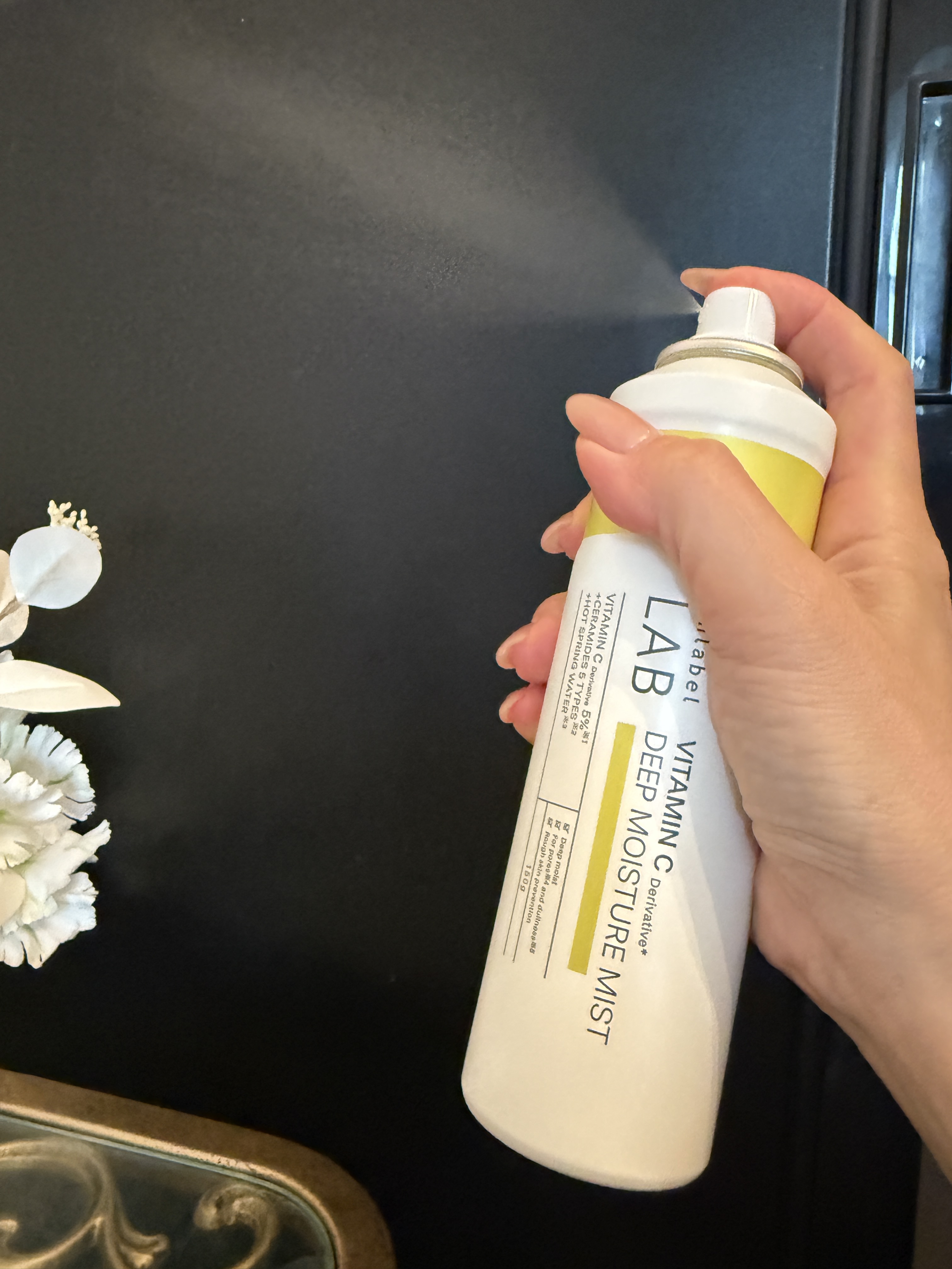 アンレーベル Ｖ　ディープモイスチャーミスト/unlabel/ミスト状化粧水を使ったクチコミ（2枚目）