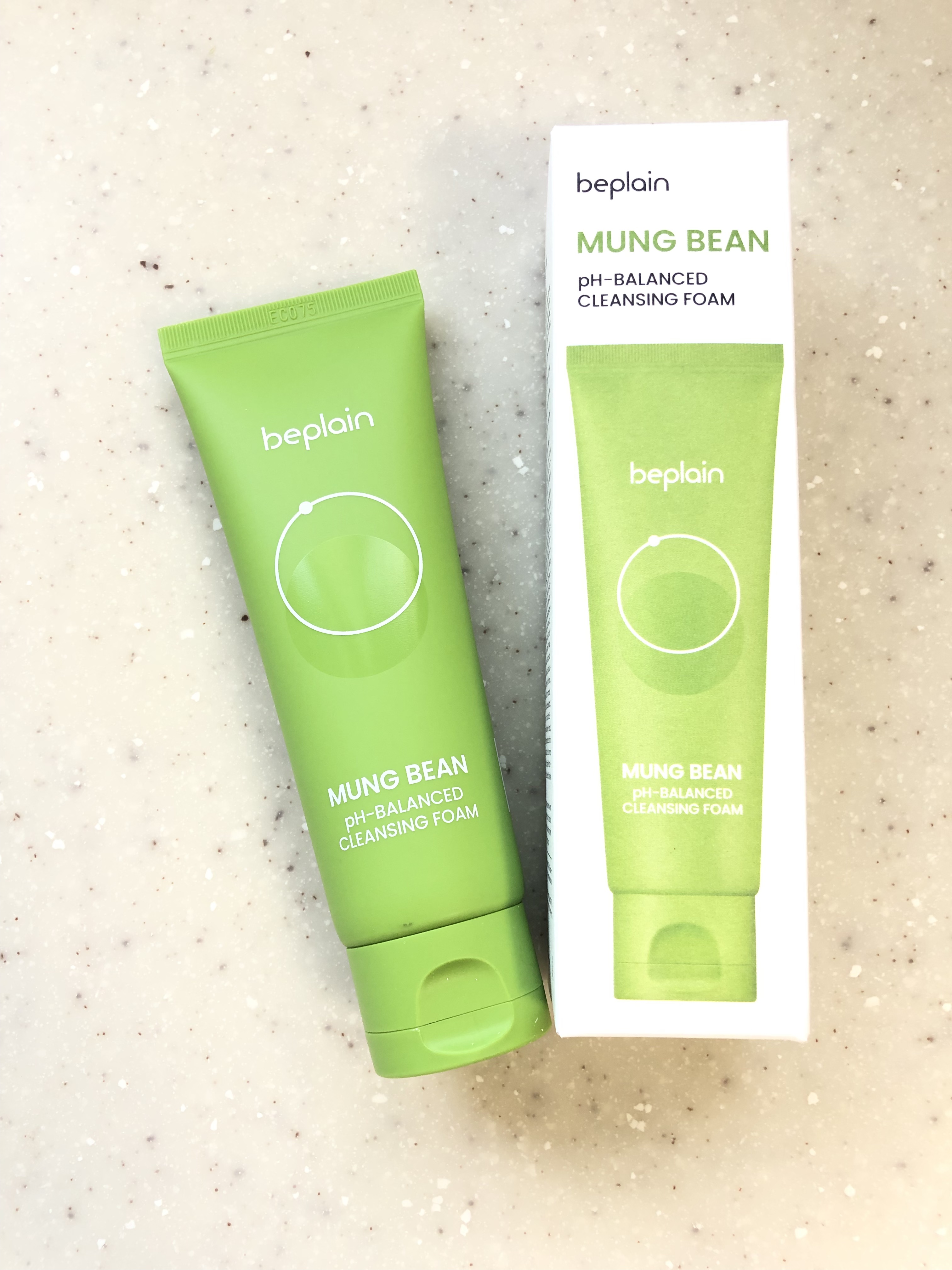 緑豆弱酸性洗顔フォーム/beplain/洗顔フォームを使ったクチコミ（1枚目）