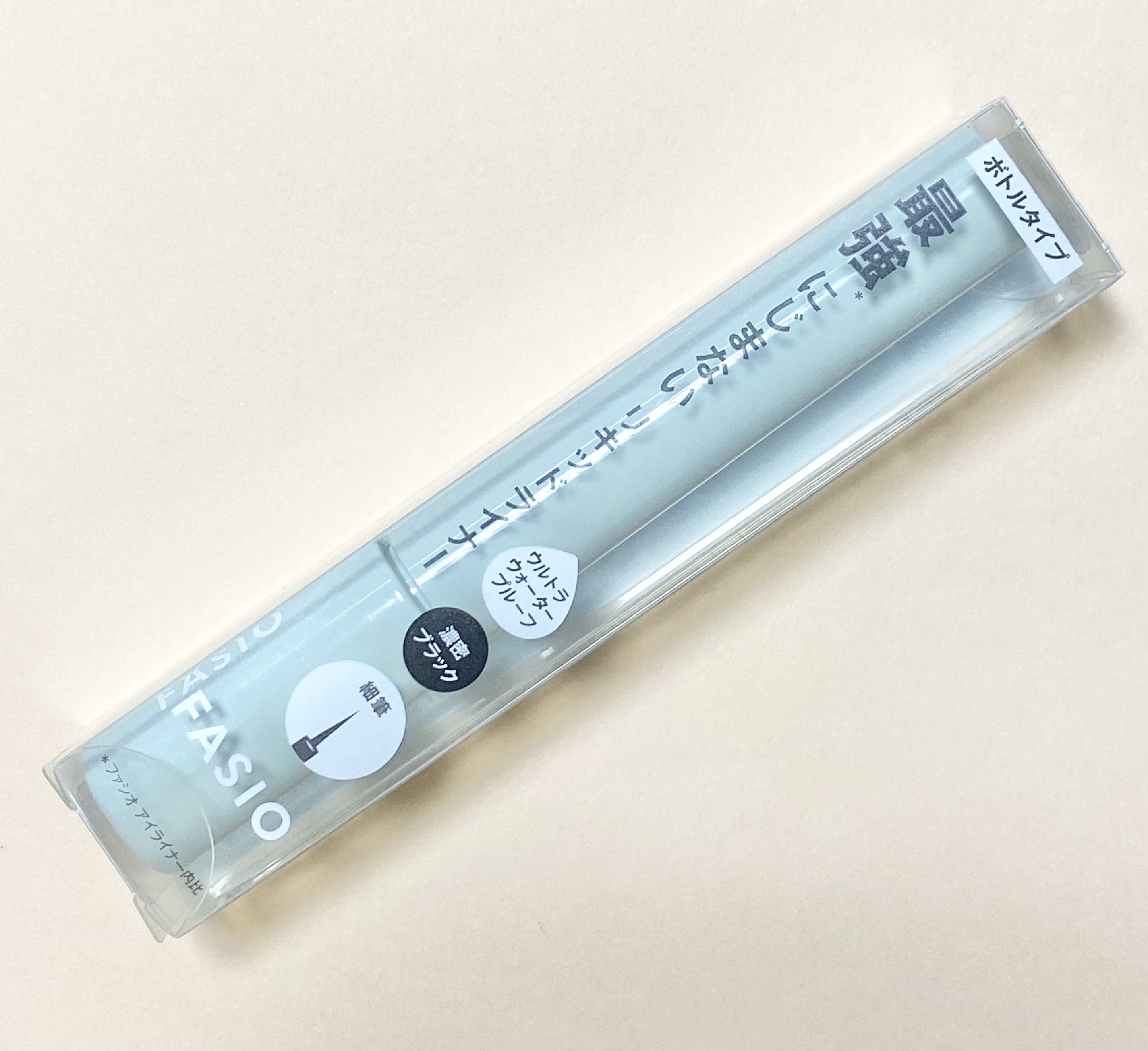 にじまない リキッド アイライナー 01 濃密ブラック/FASIO/リキッドアイライナーを使ったクチコミ（1枚目）