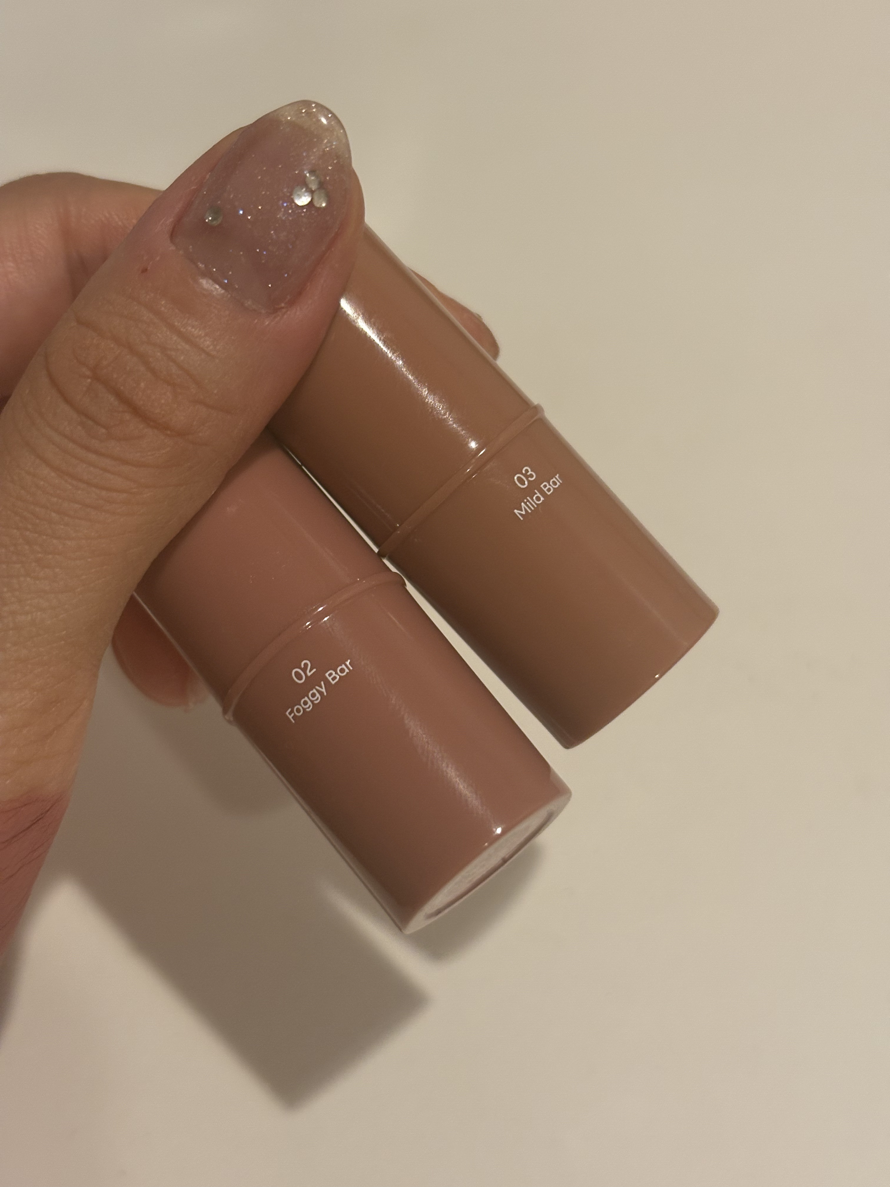 AOU MATTE BARのクチコミ「可愛いけど、顔につけたら、おもったより発色しなかった。
AOUのソフトクリームチークの方が良か.....」（2枚目）