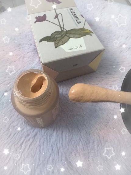 キスミレ ファンデーション クリーム/ワトゥサ/クリーム・エマルジョンファンデーションを使ったクチコミ(2枚目)