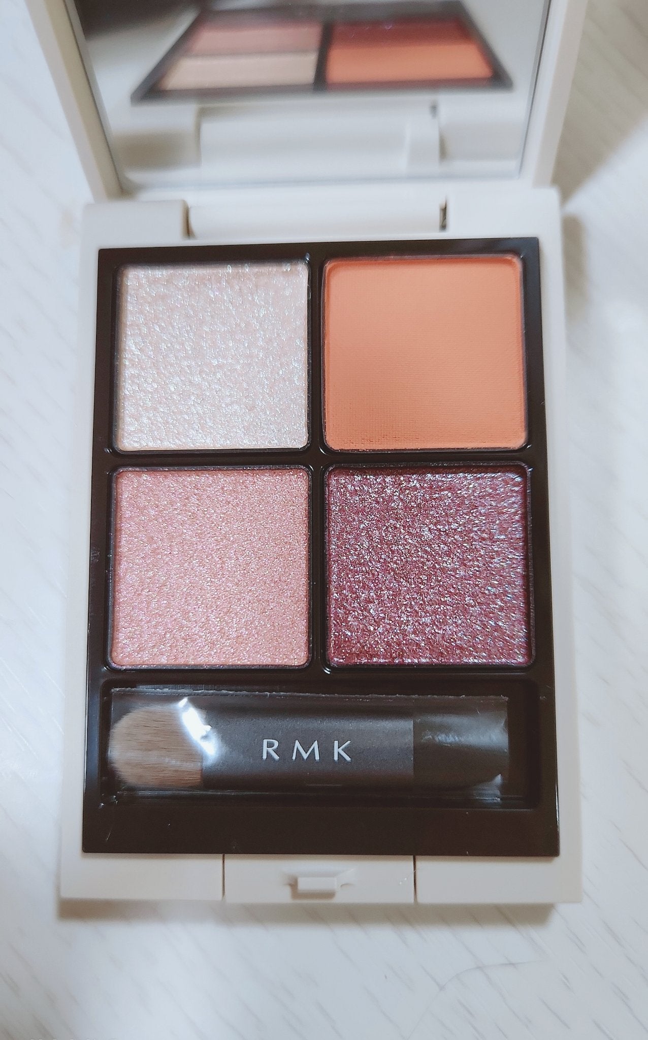 RMK シンクロマティック アイシャドウパレット/RMK/アイシャドウパレットを使ったクチコミ(2枚目)