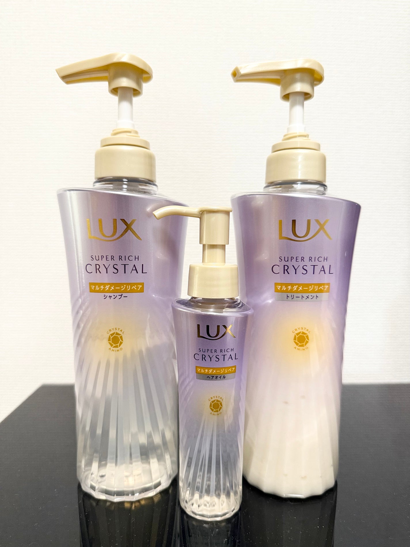 スーパーリッチクリスタル マルチダメージリペア シャンプー/トリートメント/LUX/市販シャンプーを使ったクチコミ(1枚目)