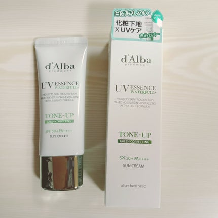 クリーンティーツリーリポソームトーンアップサンクリーム(グリーン)/ダルバ/日焼け止めクリームを使ったクチコミ(1枚目)