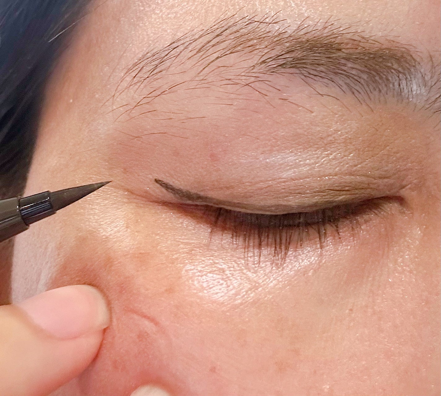 マスコード スリークリキッド アイライナー /MASCODE/リキッドアイライナーを使ったクチコミ(3枚目)