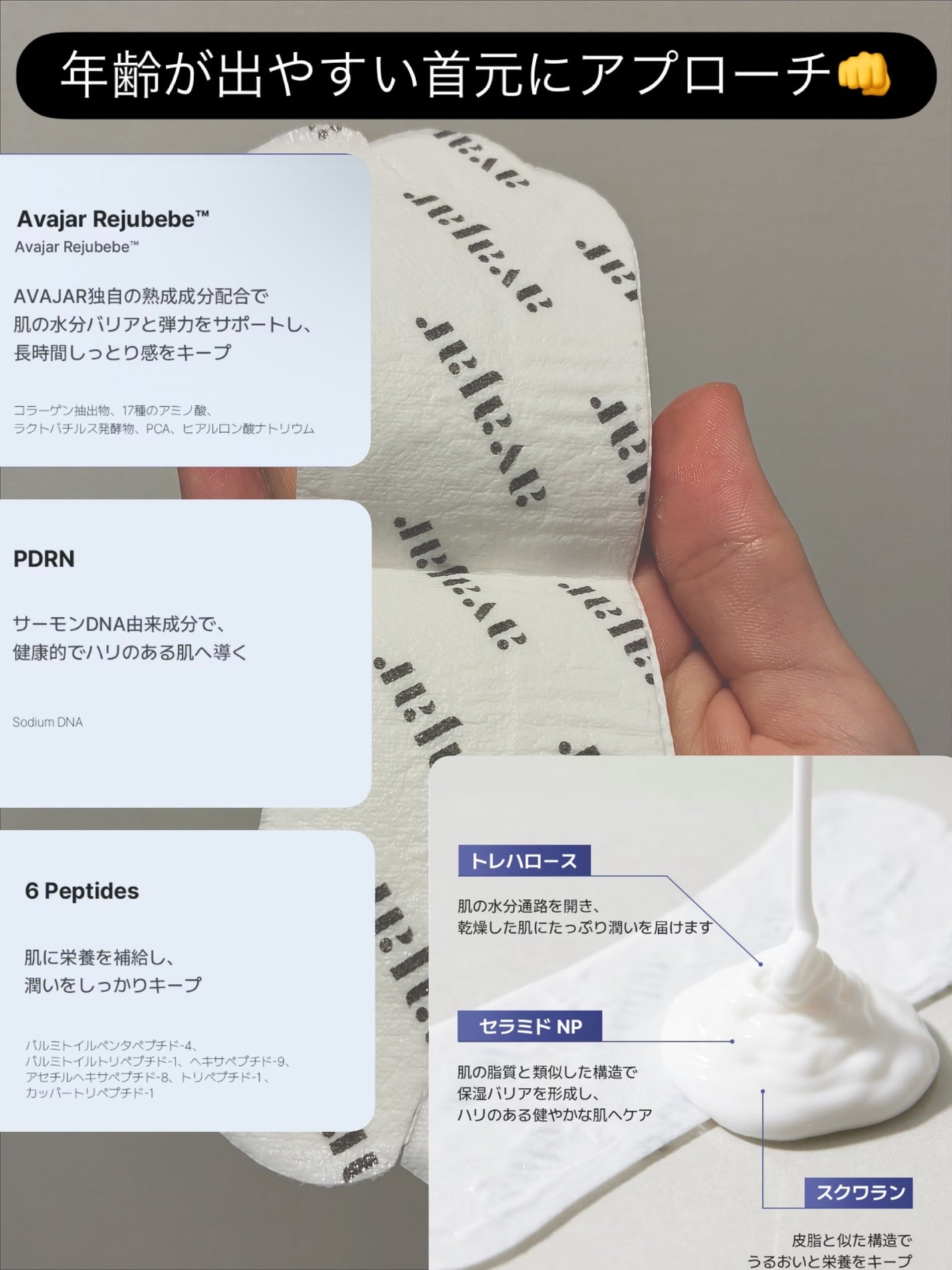 プレミアムネックマスク/avajar/シートマスク・パックを使ったクチコミ(2枚目)