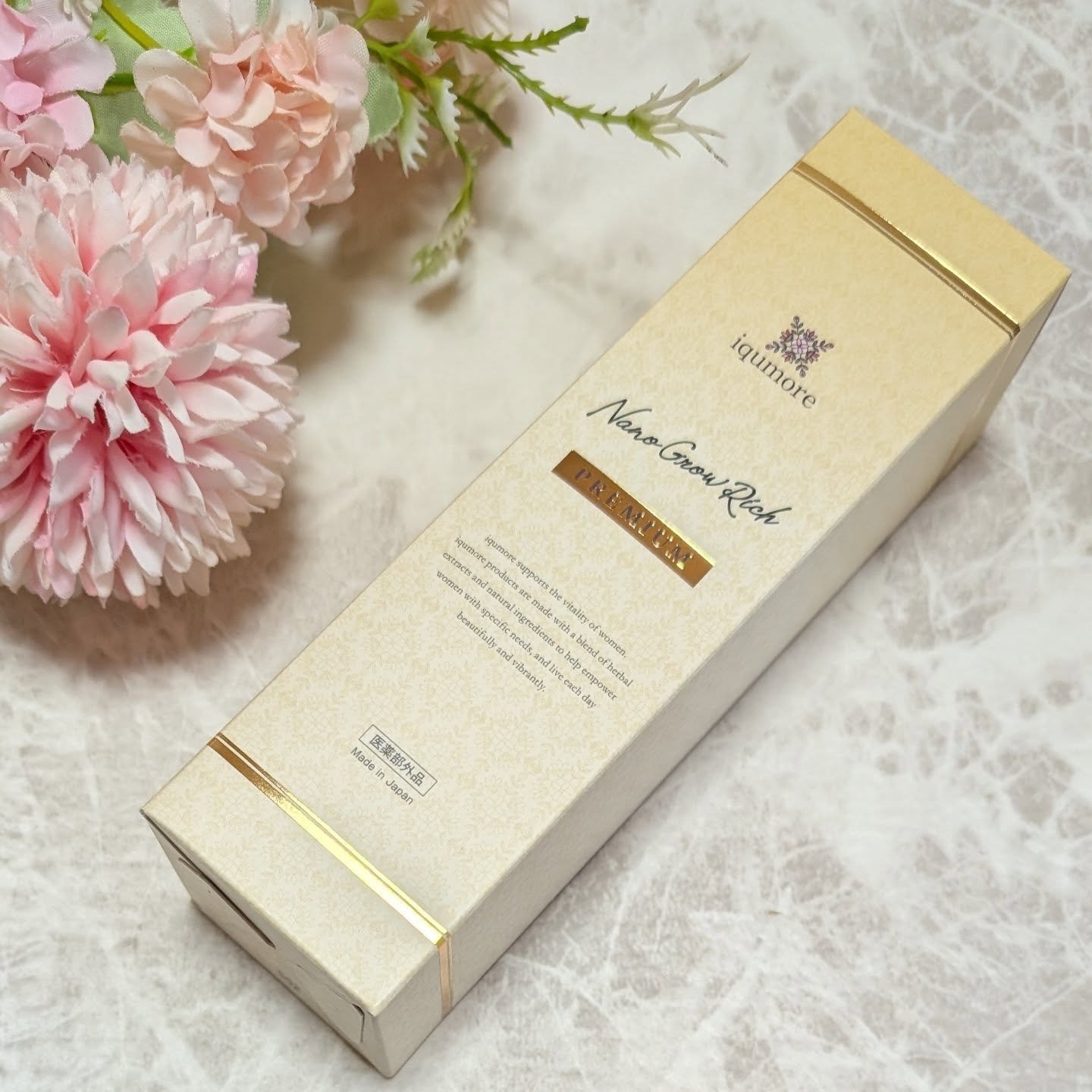 イクモアナノグロウリッチプレミアム/iqumore/頭皮ローションを使ったクチコミ（1枚目）