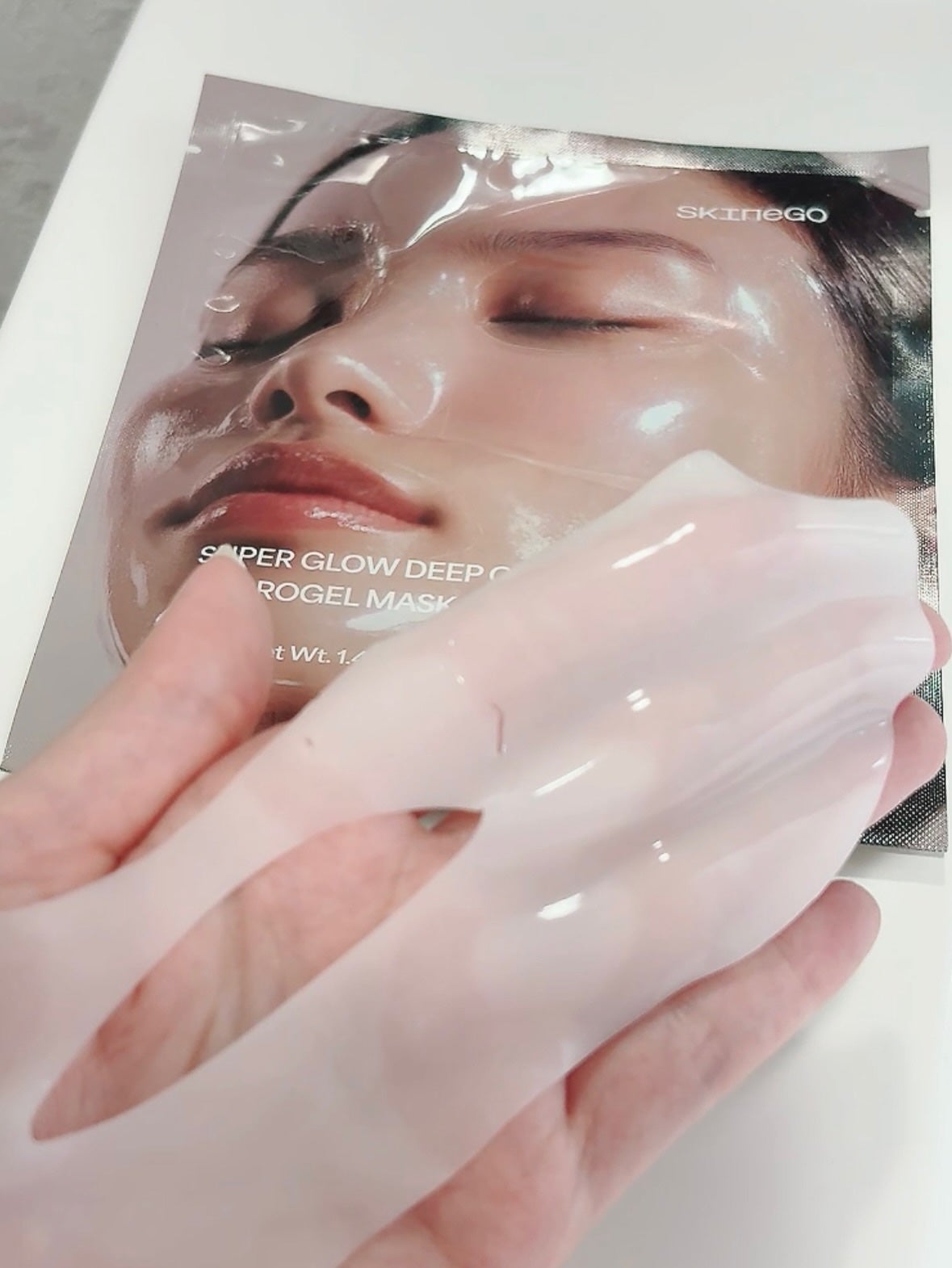 SUPER GLOW DEEP COLLAGEN BUBBLE SERUM/SKINEGO/美容液を使ったクチコミ(4枚目)