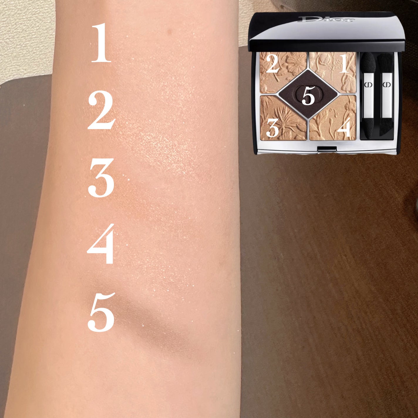 【旧】サンク クルール クチュール/Dior/アイシャドウパレットを使ったクチコミ(2枚目)