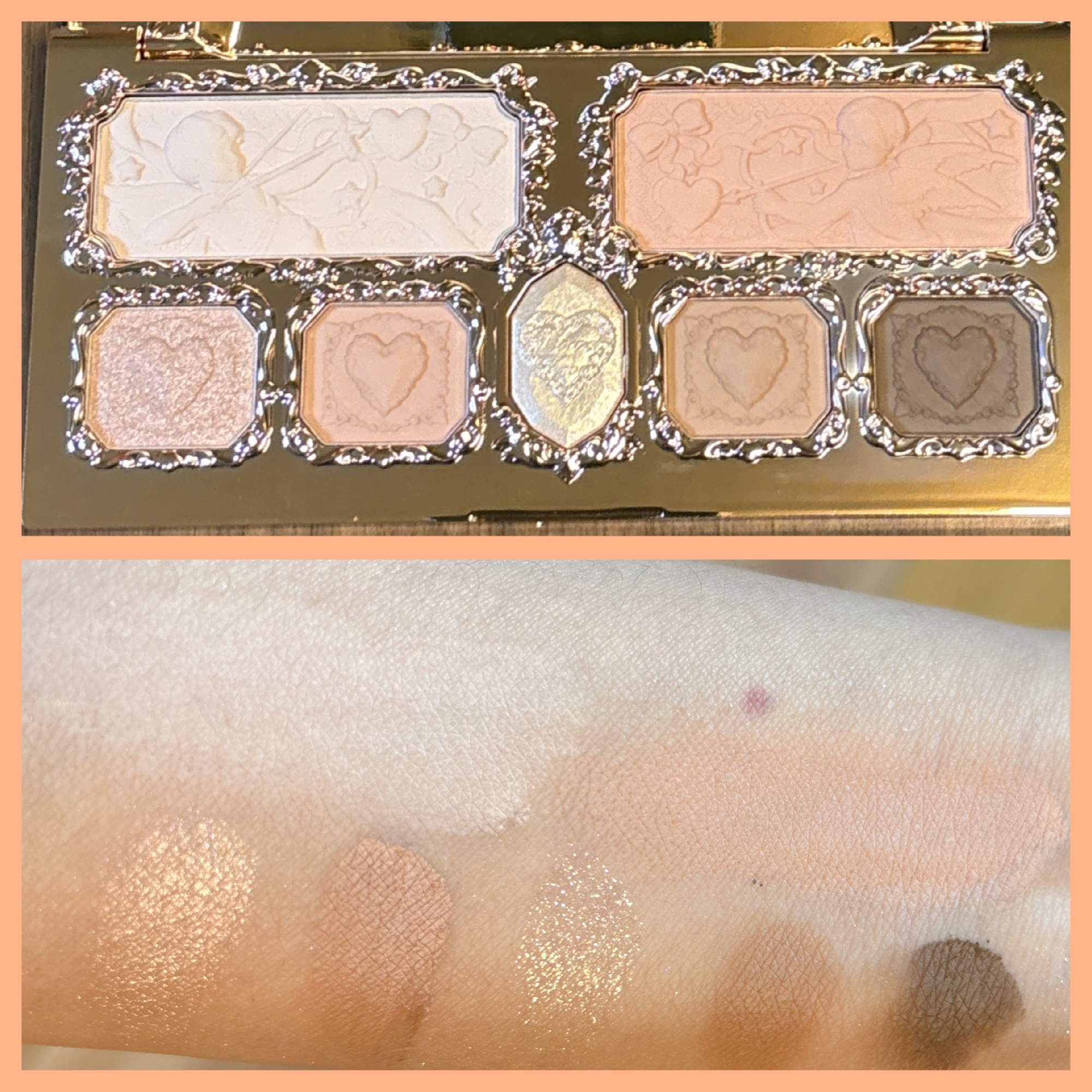 ストロベリーキューピッドコレクション メイクアップパレット/FlowerKnows/アイシャドウパレットを使ったクチコミ（3枚目）