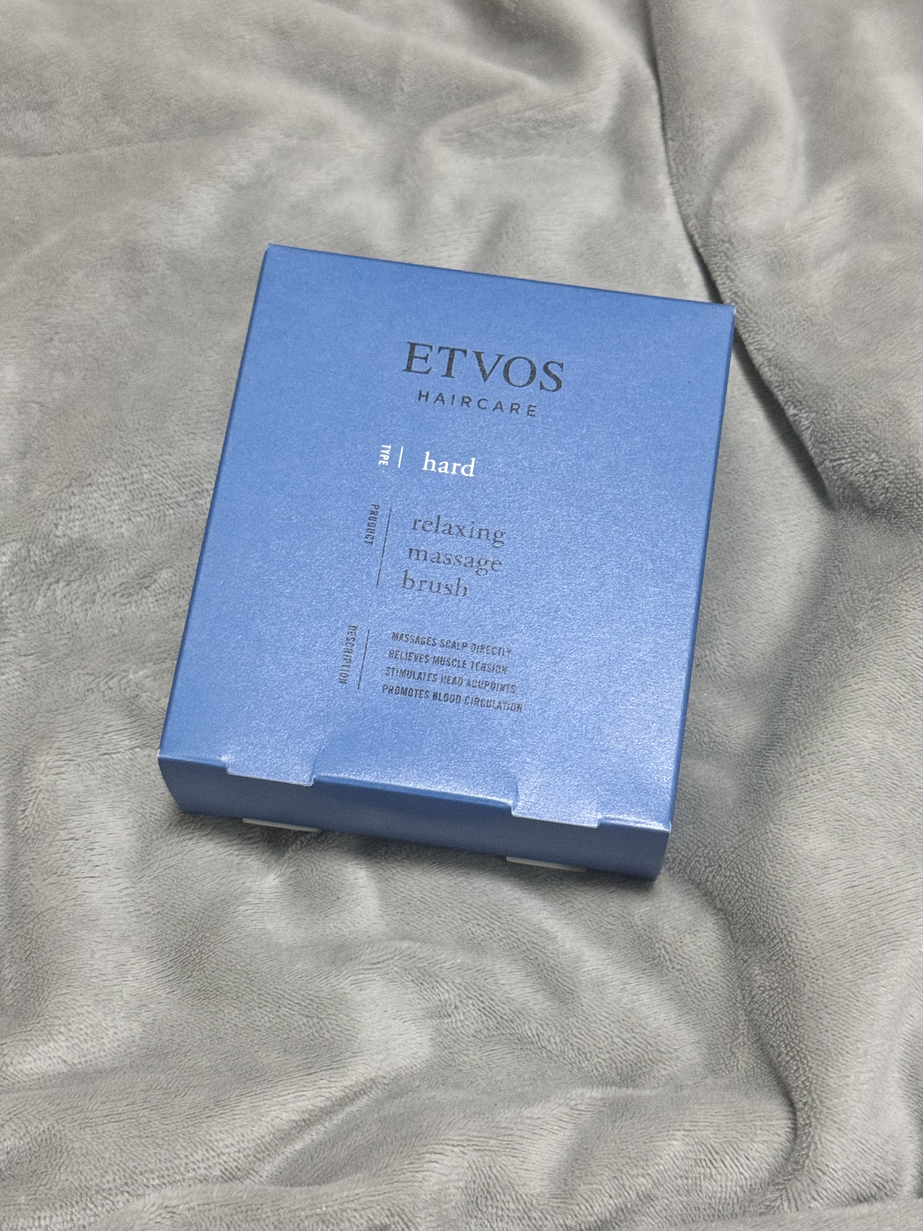 リラクシングマッサージブラシ ハード インディゴブルー/エトヴォス/スカルプブラシを使ったクチコミ（1枚目）