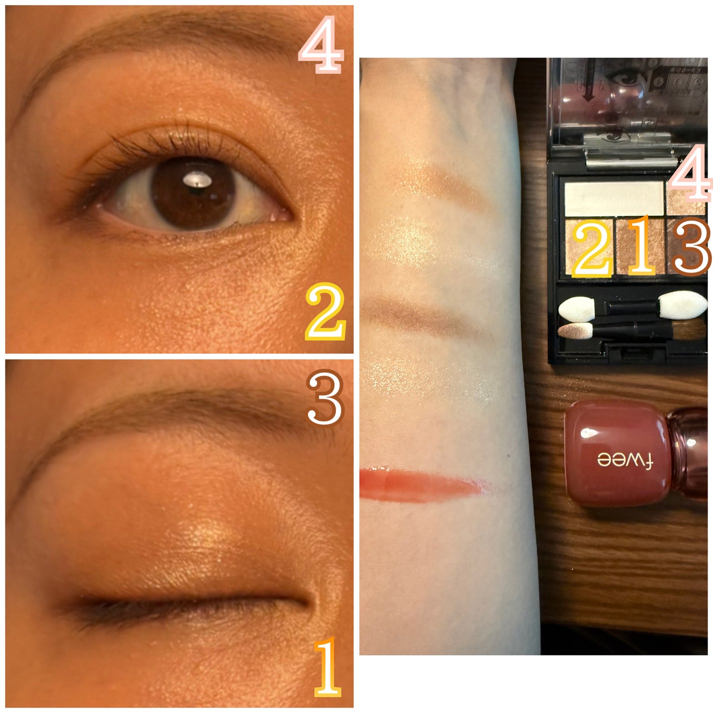 ドラマティックスタイリングアイズ/マキアージュ/アイシャドウパレットを使ったクチコミ(2枚目)