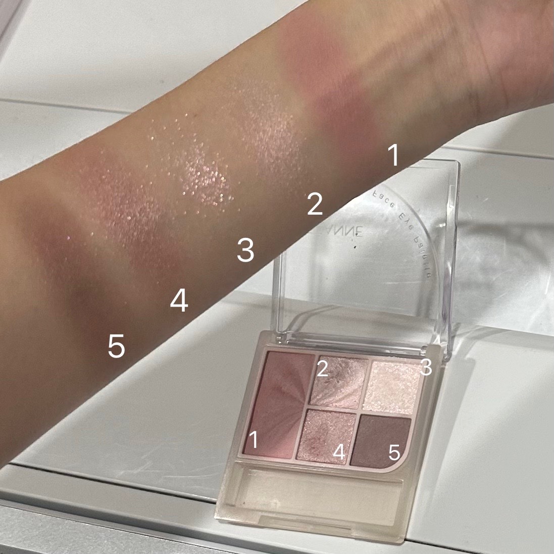 フェイスアイパレット/CEZANNE/アイシャドウを使ったクチコミ（2枚目）