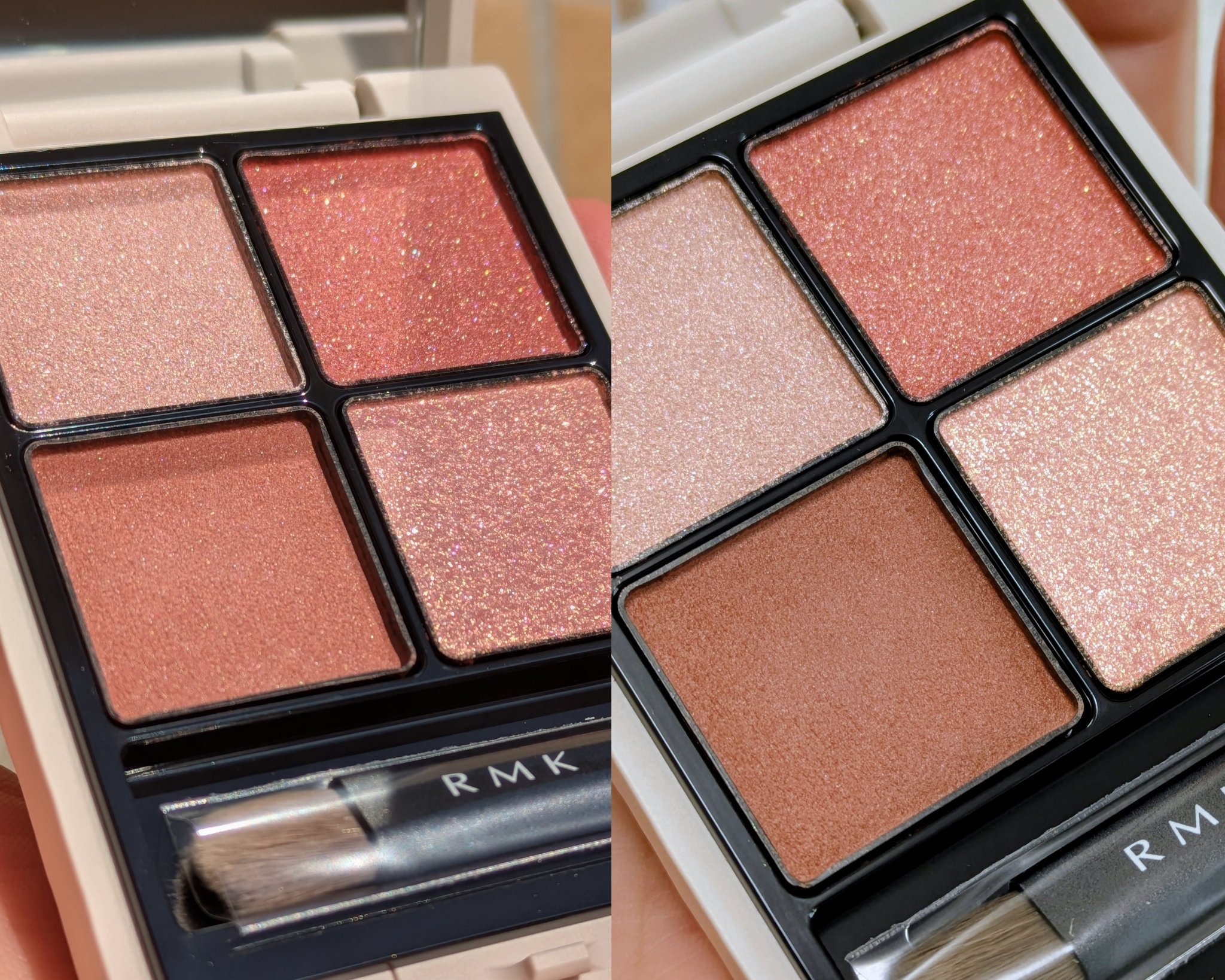 RMK シンクロマティック アイシャドウパレット 05 ディライトフル/RMK/アイシャドウパレットを使ったクチコミ（3枚目）