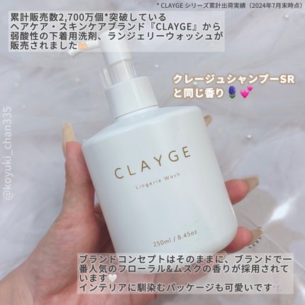 ランジェリーウォッシュ/CLAYGE/その他ランドリー用品を使ったクチコミ(2枚目)