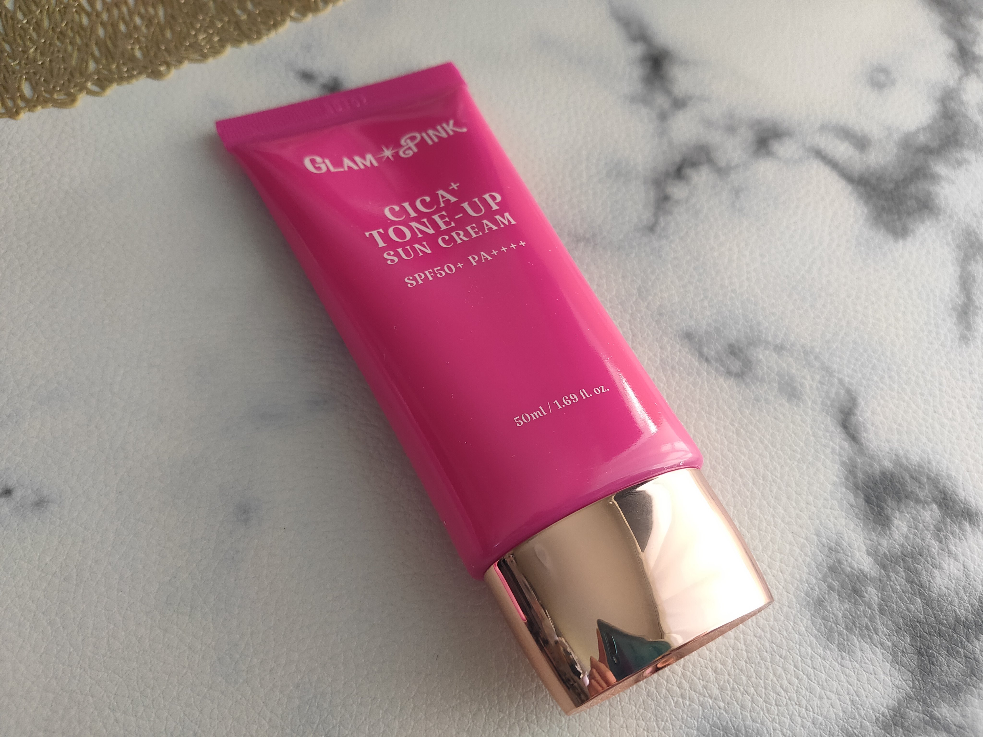 シカプラス トーンアップ サンスクリーン/Glam Pink/日焼け止めクリームを使ったクチコミ（3枚目）