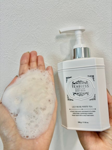パフュームボディウォッシュ リリームスクホワイトティー/TEABLESS/ボディソープを使ったクチコミ(2枚目)