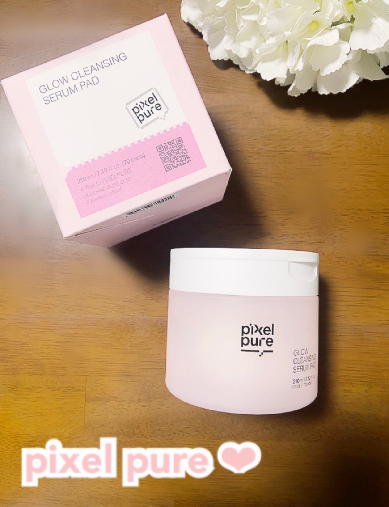 グロークレンジングセラムパッド/pixelpure/クレンジングシートを使ったクチコミ(1枚目)