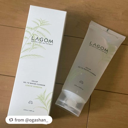 ラゴム ジェルトゥウォーター クレンザー(LV)(朝用洗顔)/LAGOM /その他洗顔料を使ったクチコミ(1枚目)