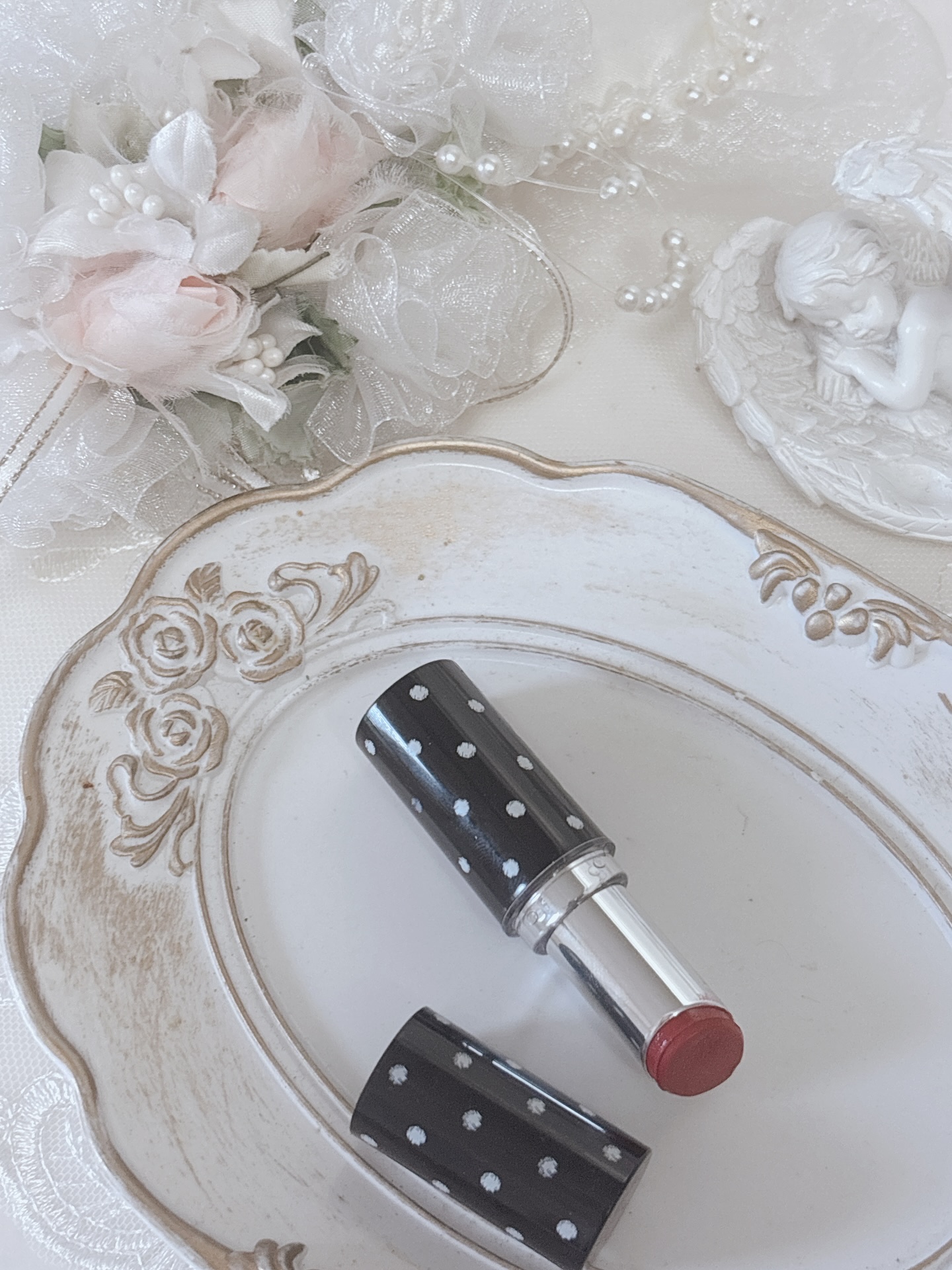 24 ミネラルスティックカラー 01 チェリー/24h cosme/口紅を使ったクチコミ（1枚目）