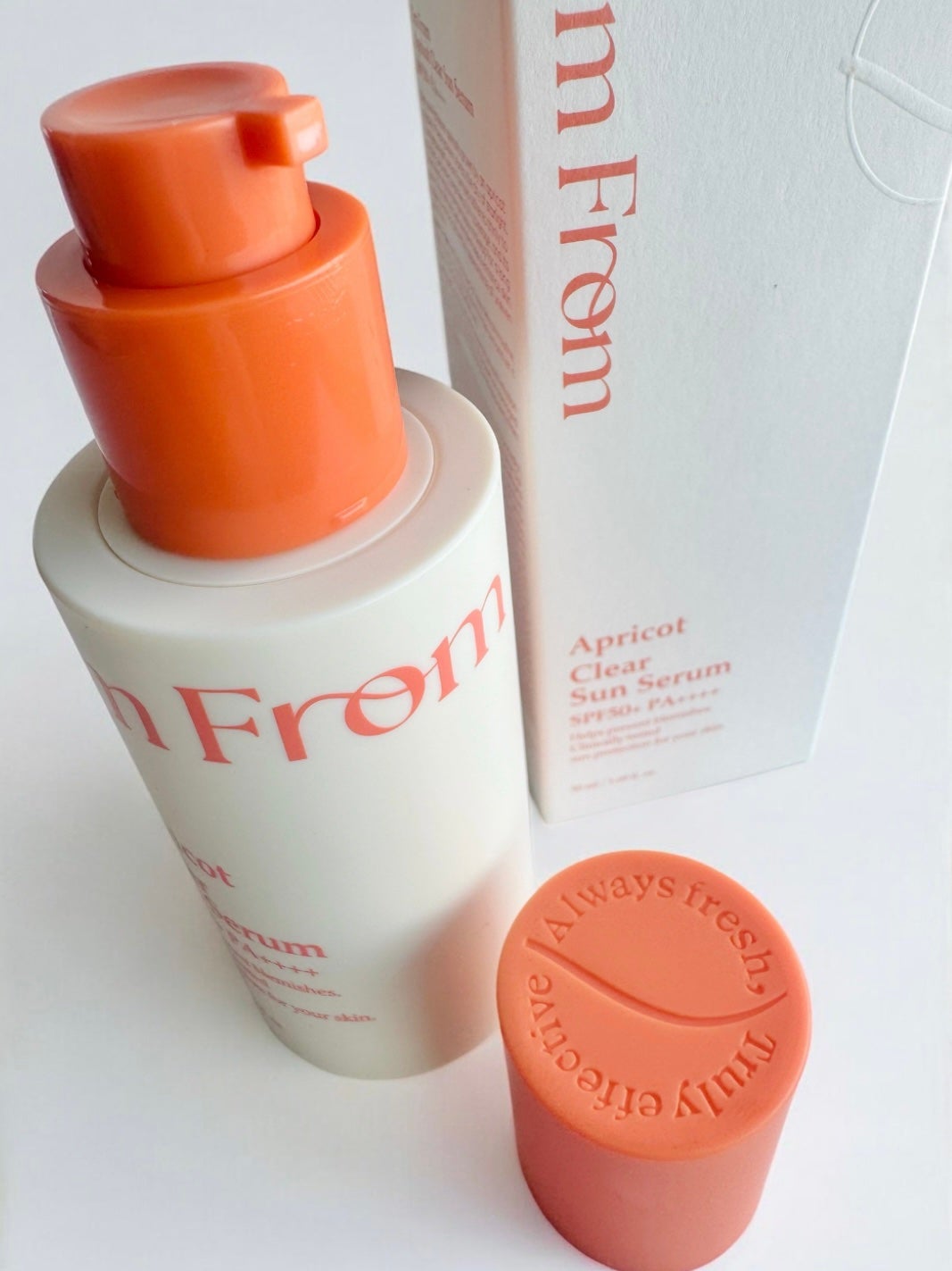 アプリコットクリアサンセラム/I'm from/日焼け止めローションを使ったクチコミ(3枚目)
