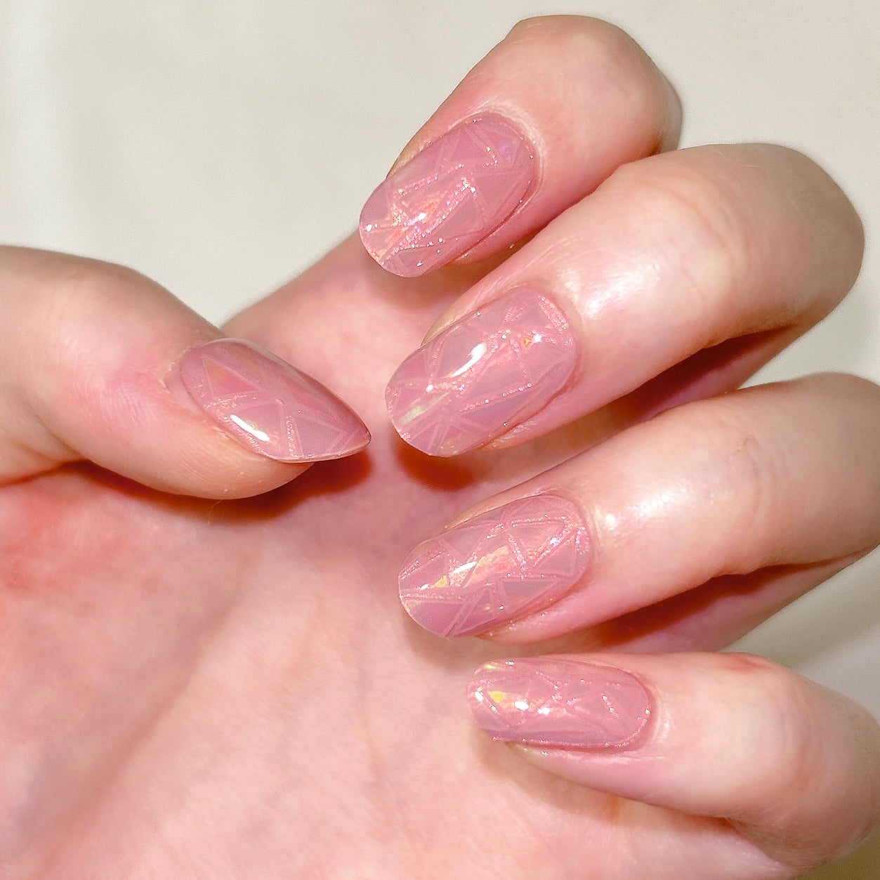 セミキュアジェルネイル(ハンド)/ohora/ネイルシールを使ったクチコミ(2枚目)