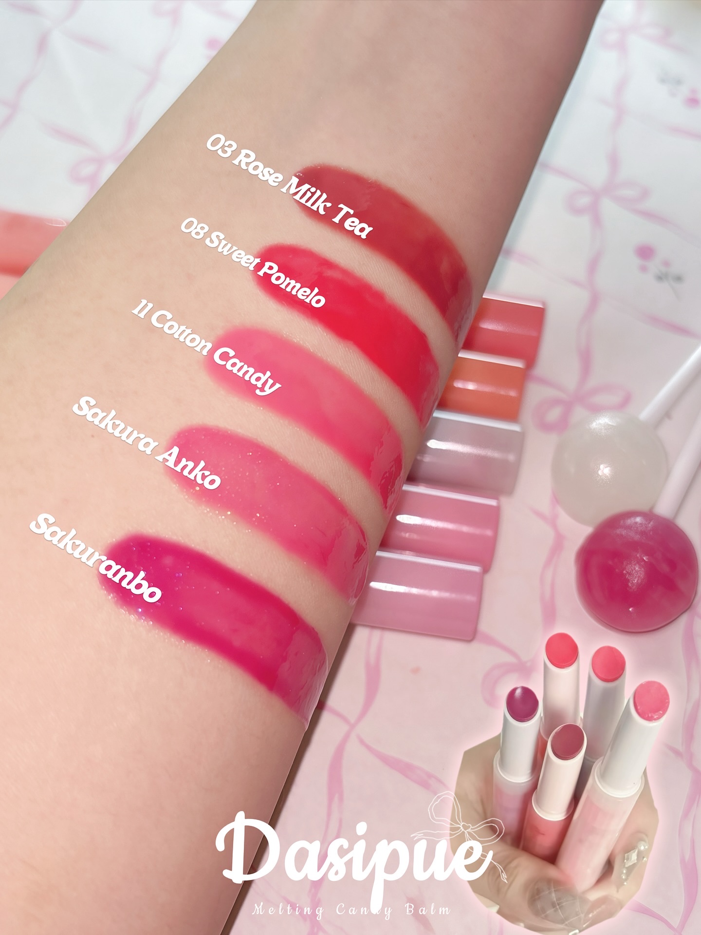 メルティングキャンディーバーム/dasique/口紅を使ったクチコミ（1枚目）