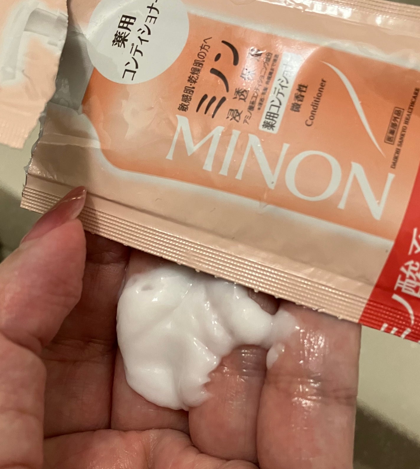 ミノン薬用ヘアシャンプー/薬用コンディショナー/ミノン/市販シャンプーを使ったクチコミ(3枚目)