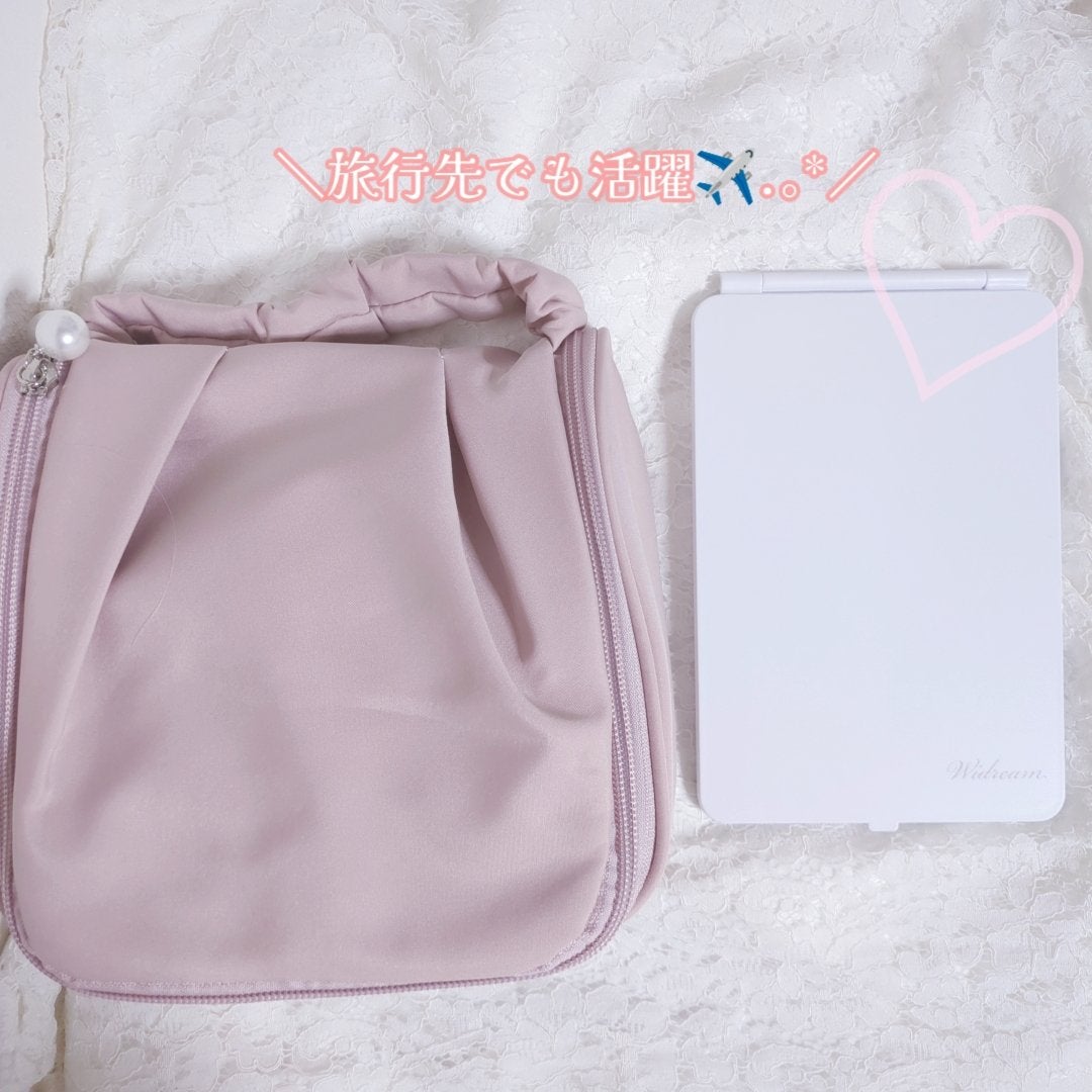 ポータブルLEDミラー/WIDREAM/その他化粧小物を使ったクチコミ(2枚目)