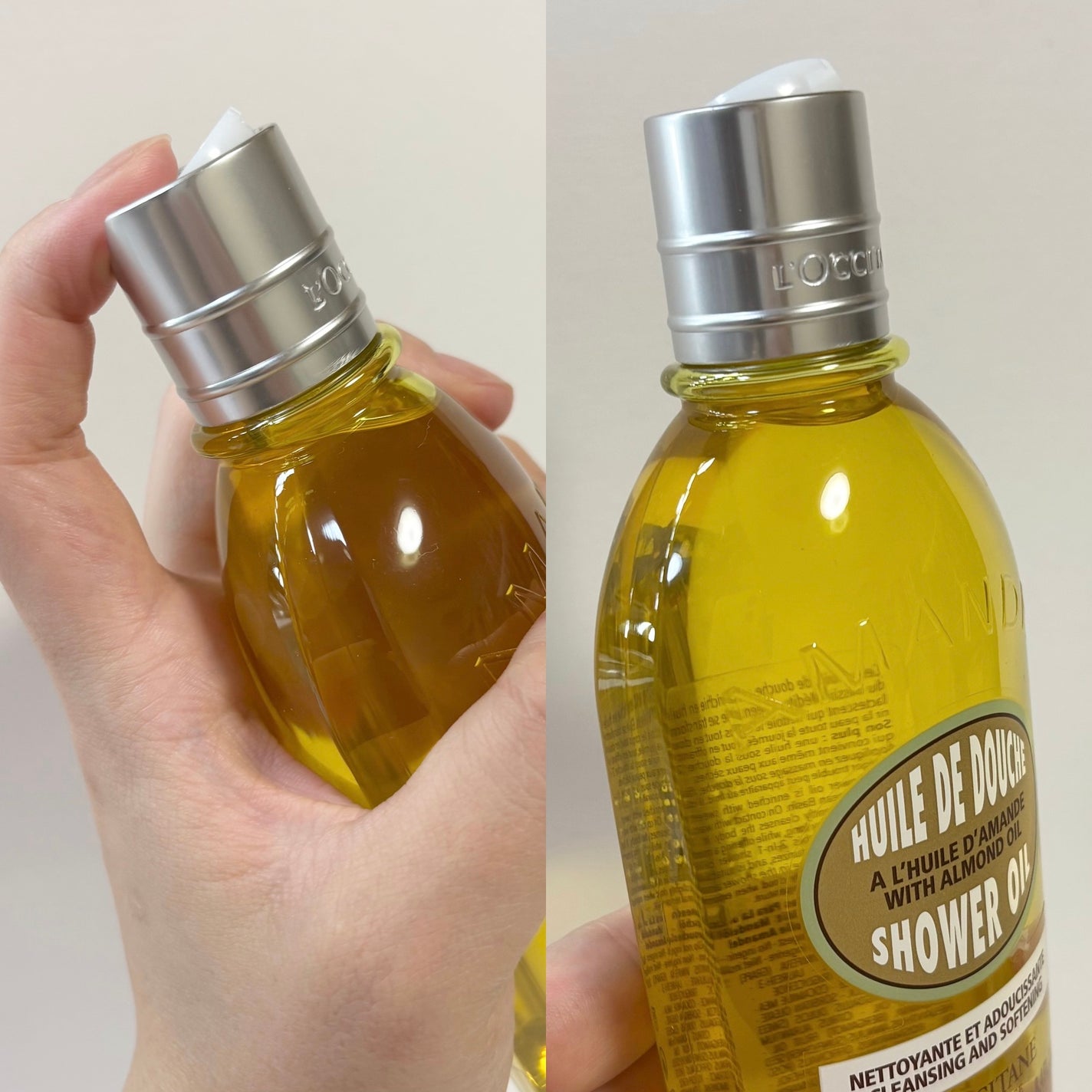 アーモンド モイスチャライジングシャワーオイル/L'OCCITANE/ボディソープを使ったクチコミ(2枚目)