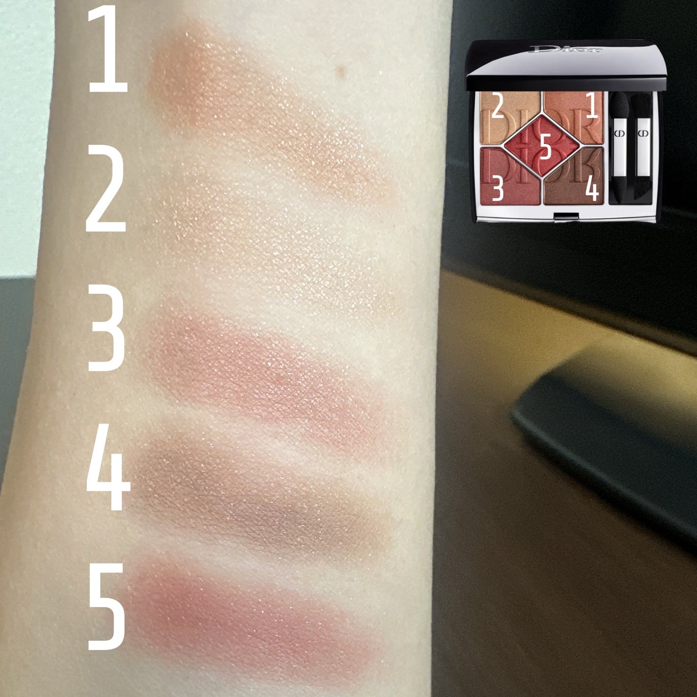 【旧】サンク クルール クチュール/Dior/アイシャドウパレットを使ったクチコミ(2枚目)