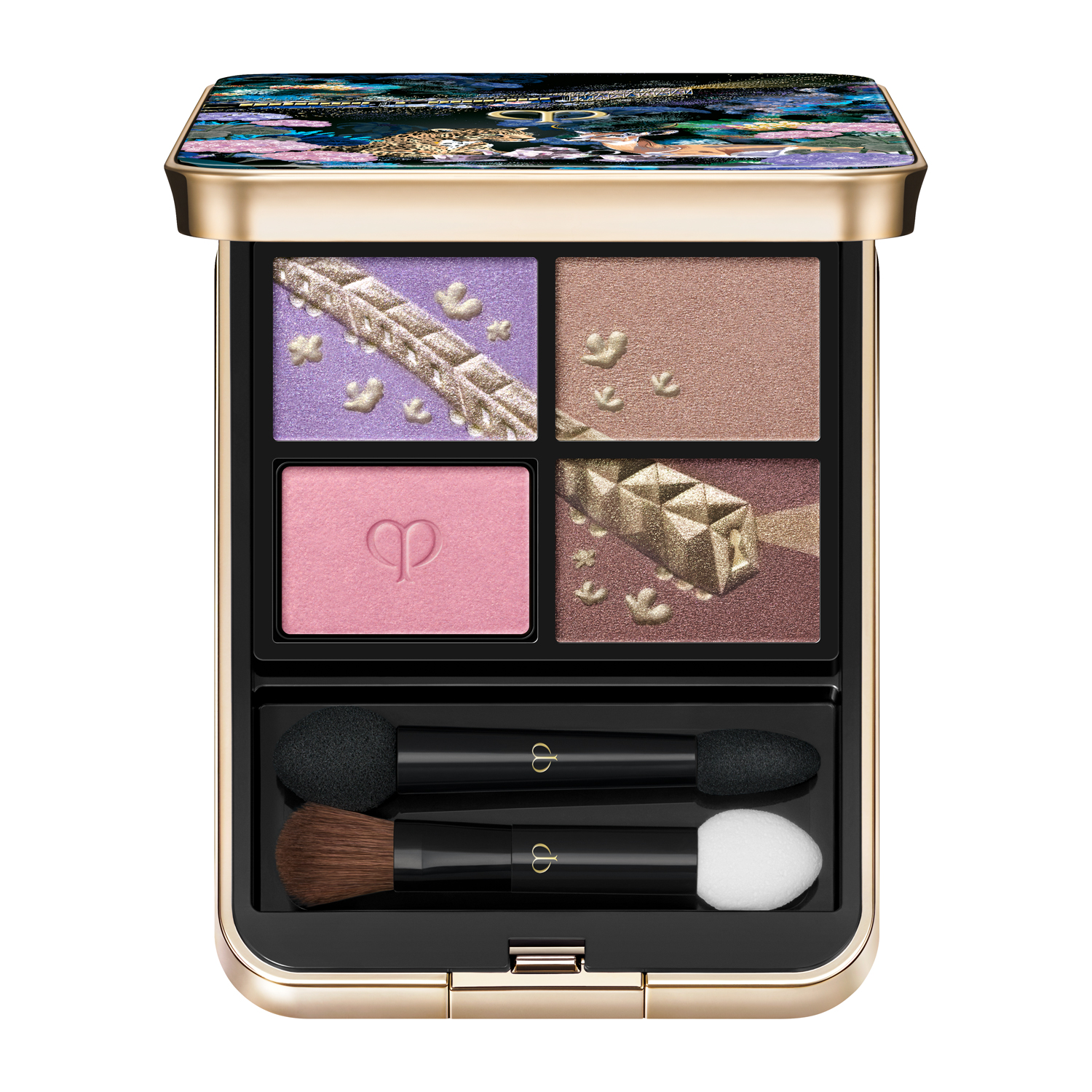 クレドポーボーテ　ホリデー限定　504 Pastel Tea Safari オンブルクルールクアドリ 504 Pastel Tea Safari / クレ・ド・ポー